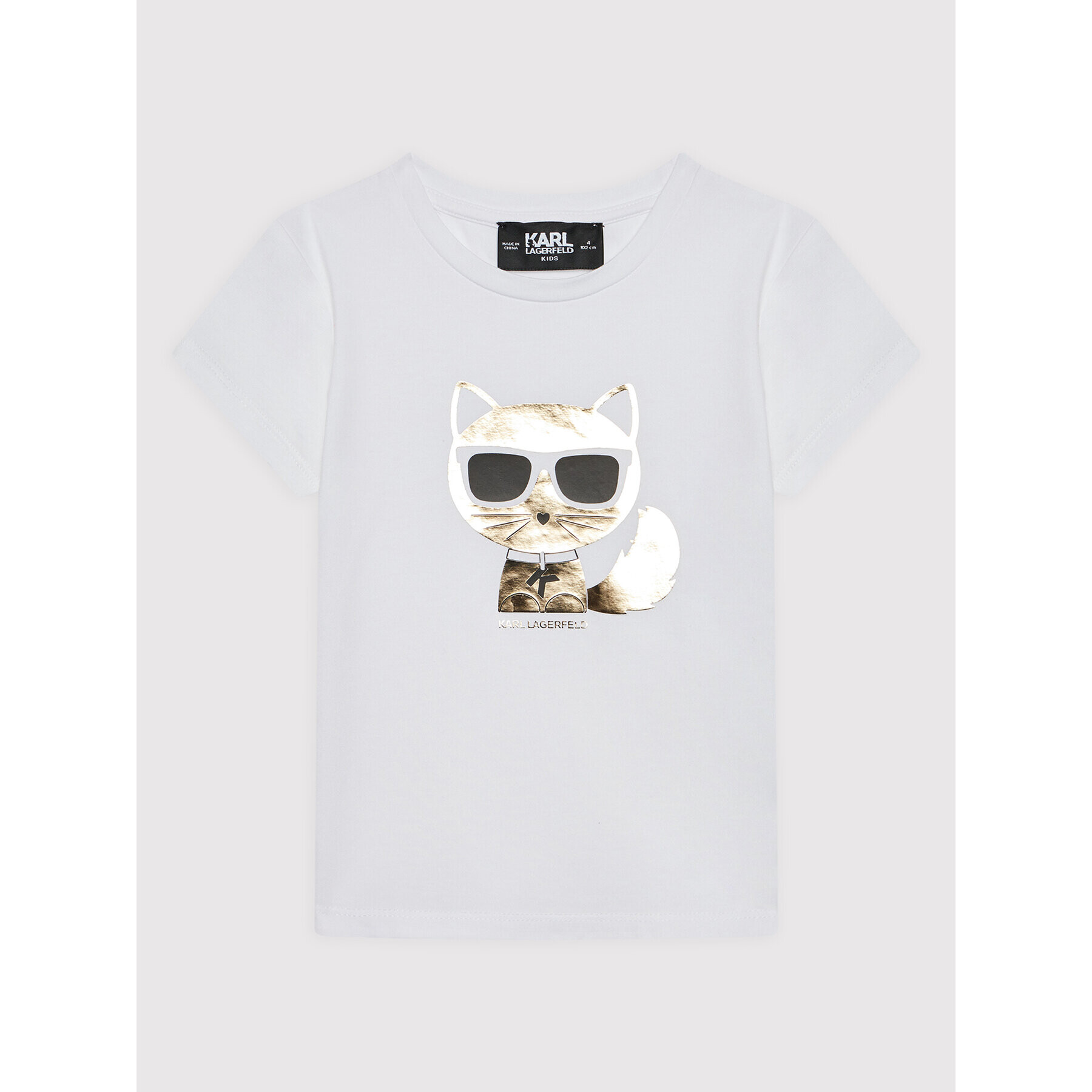 KARL LAGERFELD T-Shirt Z15358 M Bílá Regular Fit - Pepit.cz