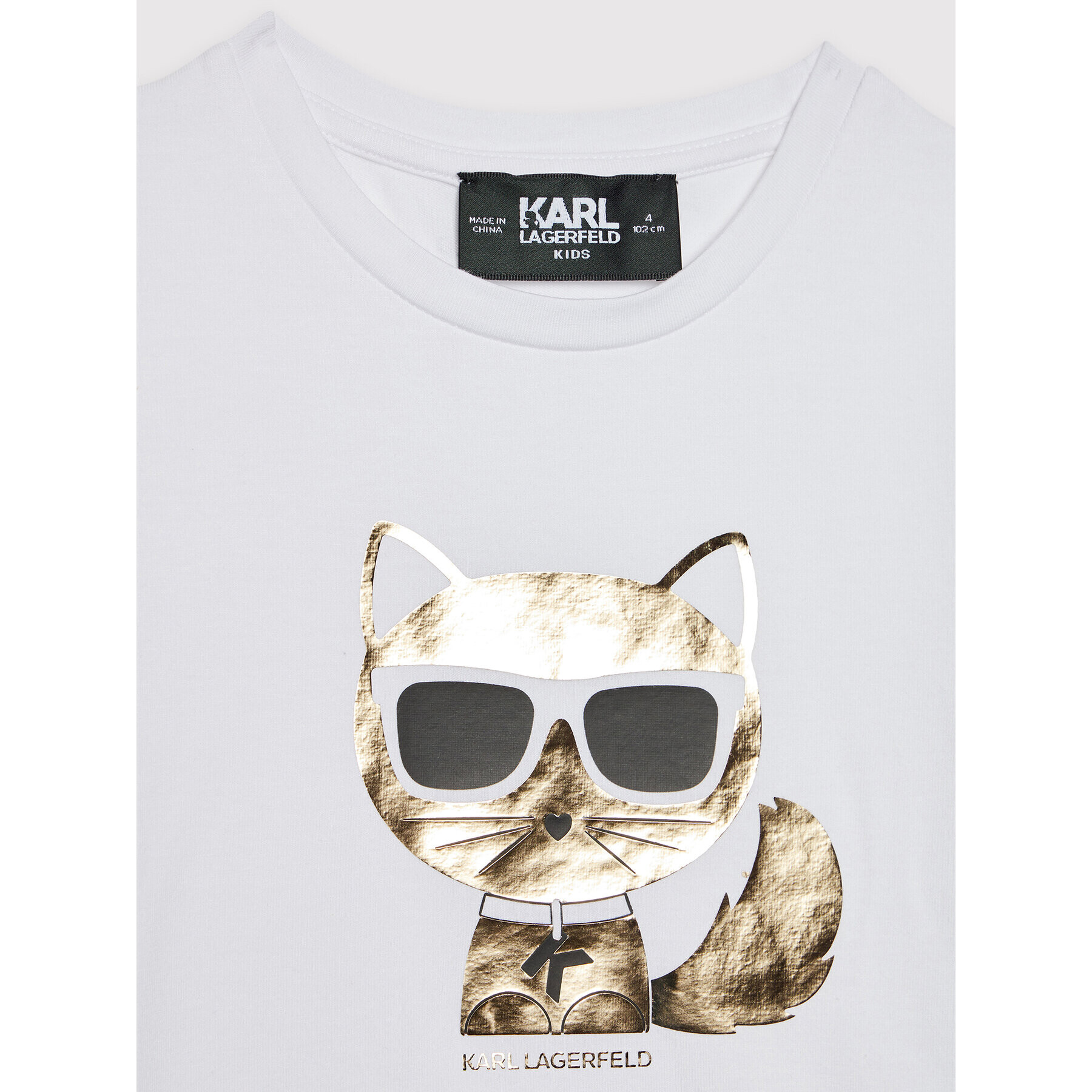 KARL LAGERFELD T-Shirt Z15358 M Bílá Regular Fit - Pepit.cz