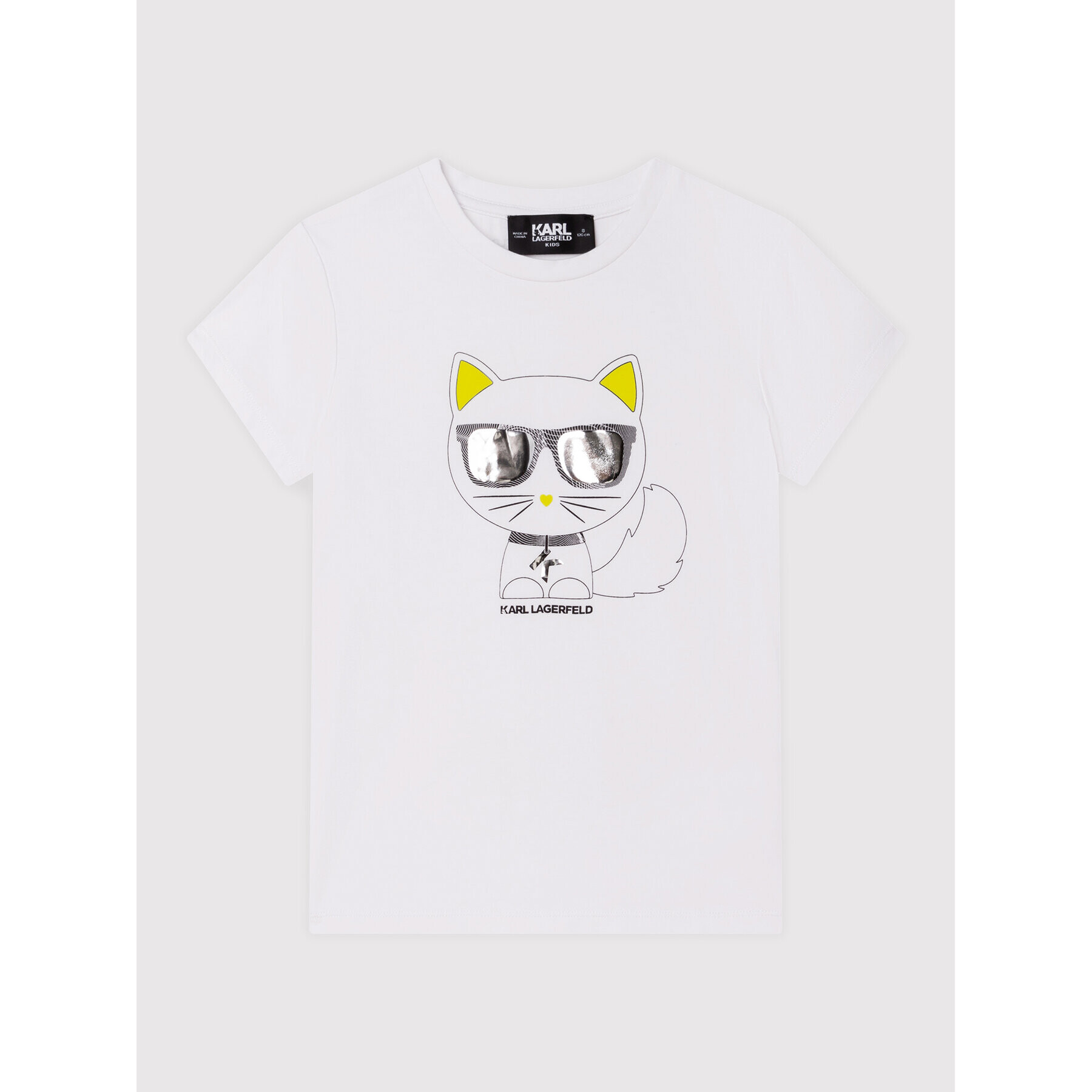 KARL LAGERFELD T-Shirt Z15383 M Bílá Regular Fit - Pepit.cz