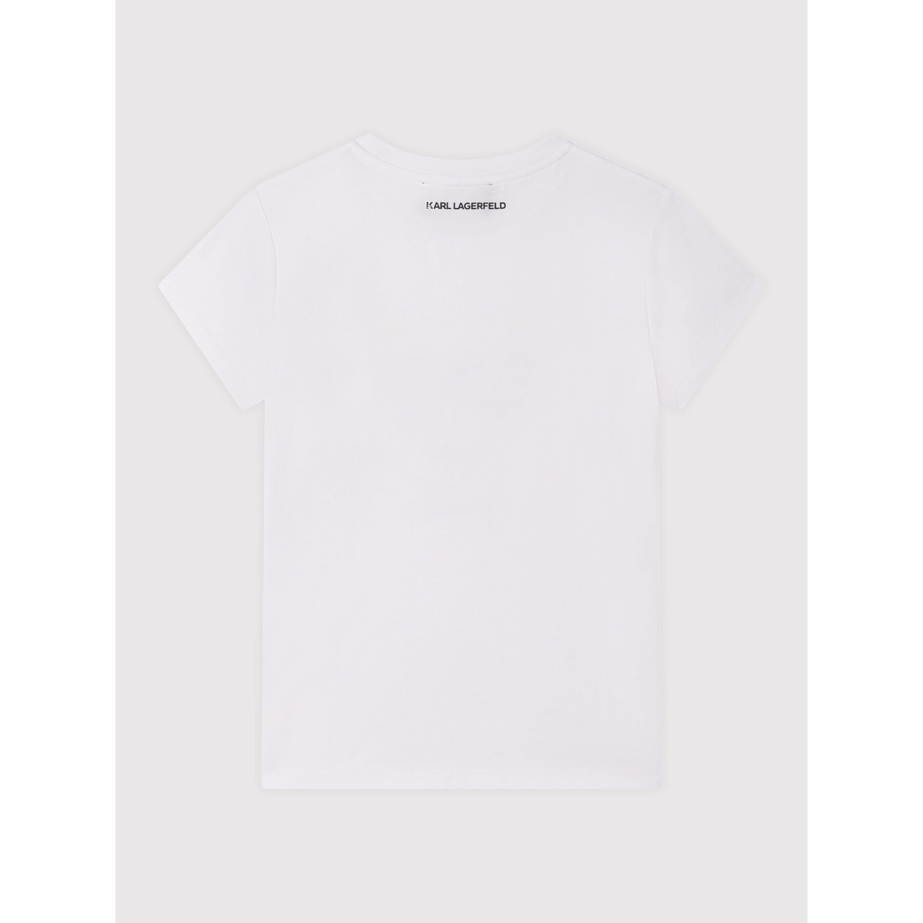 KARL LAGERFELD T-Shirt Z15383 M Bílá Regular Fit - Pepit.cz