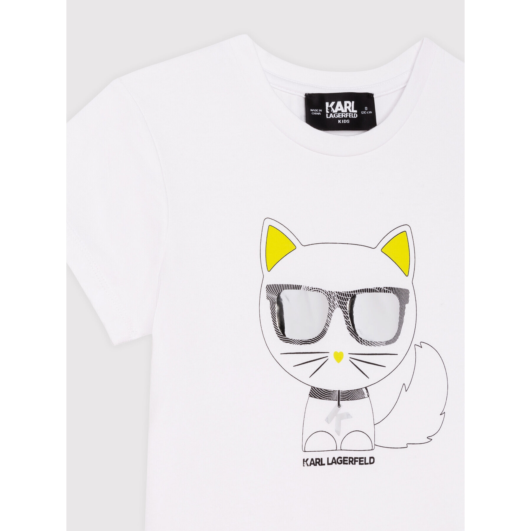 KARL LAGERFELD T-Shirt Z15383 M Bílá Regular Fit - Pepit.cz