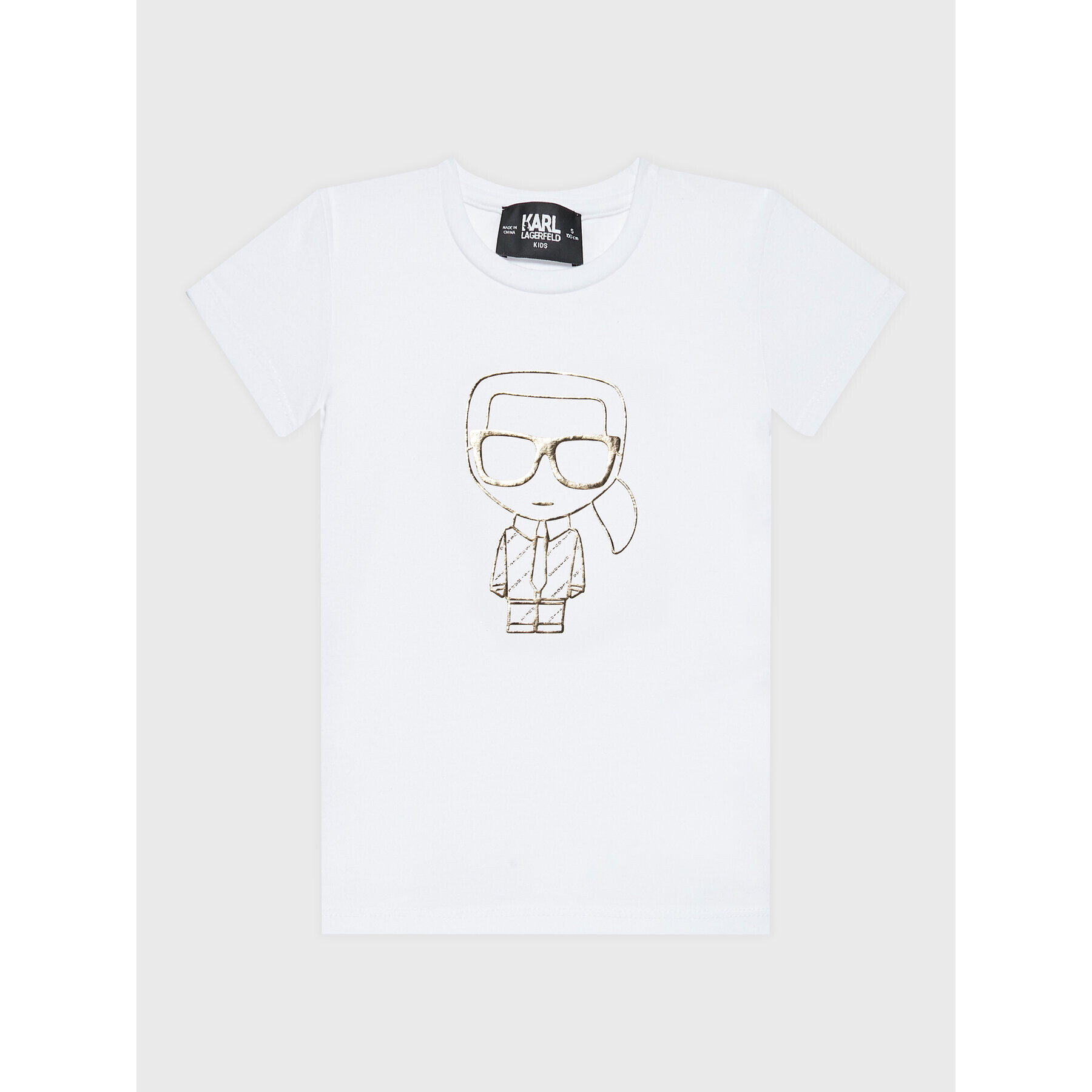 KARL LAGERFELD T-Shirt Z15386 M Bílá Regular Fit - Pepit.cz