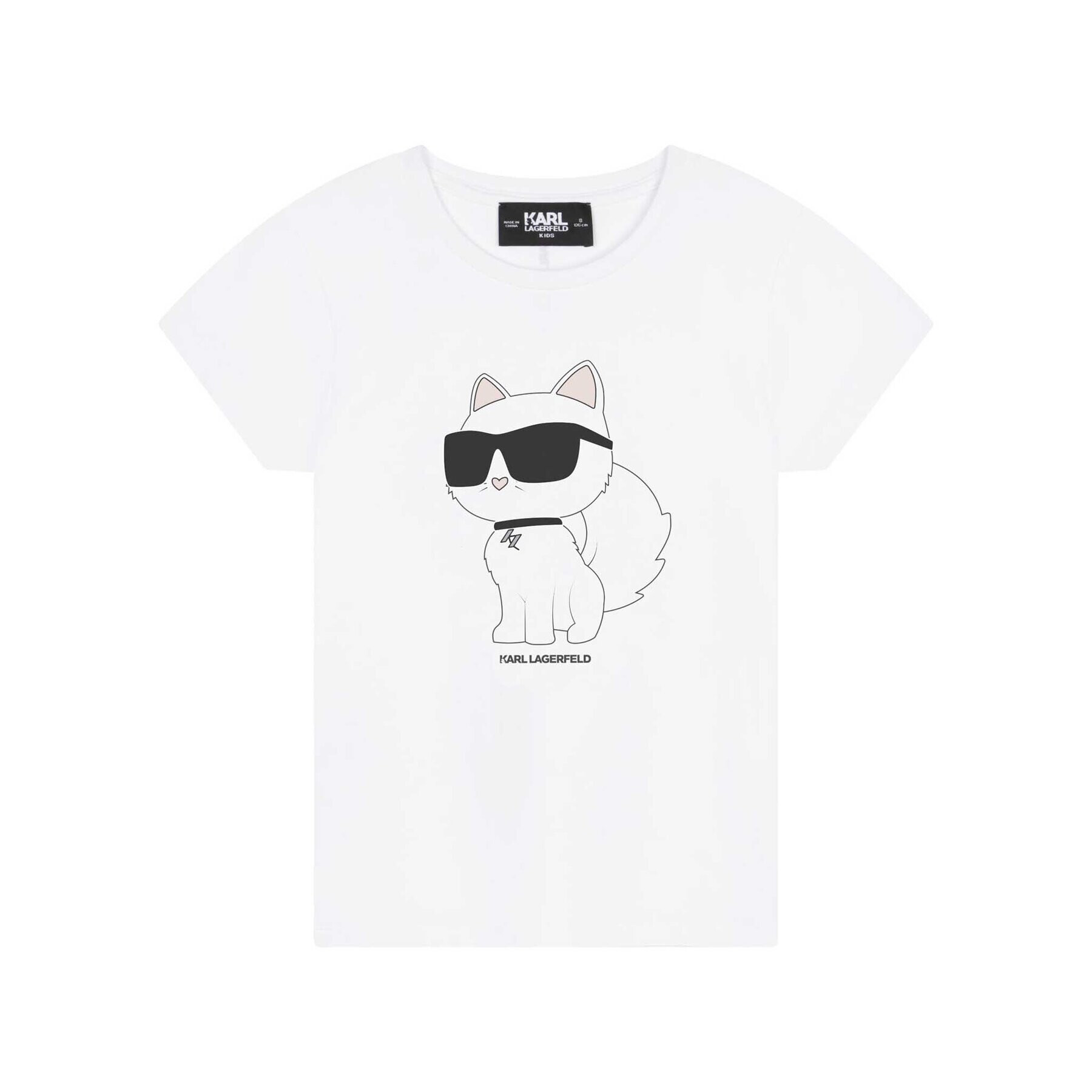 KARL LAGERFELD T-Shirt Z15416 D Bílá Regular Fit - Pepit.cz