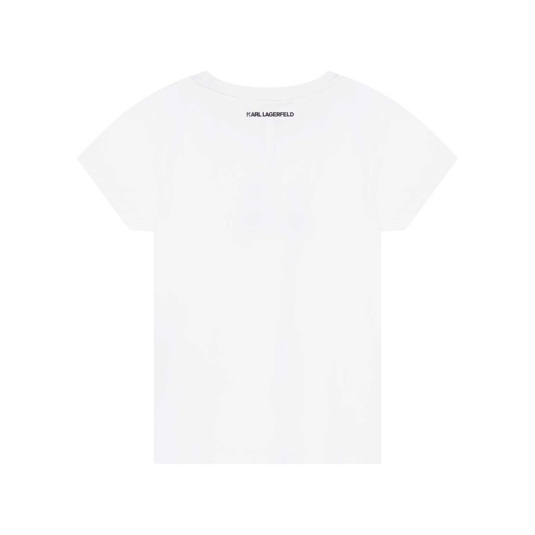 KARL LAGERFELD T-Shirt Z15416 D Bílá Regular Fit - Pepit.cz