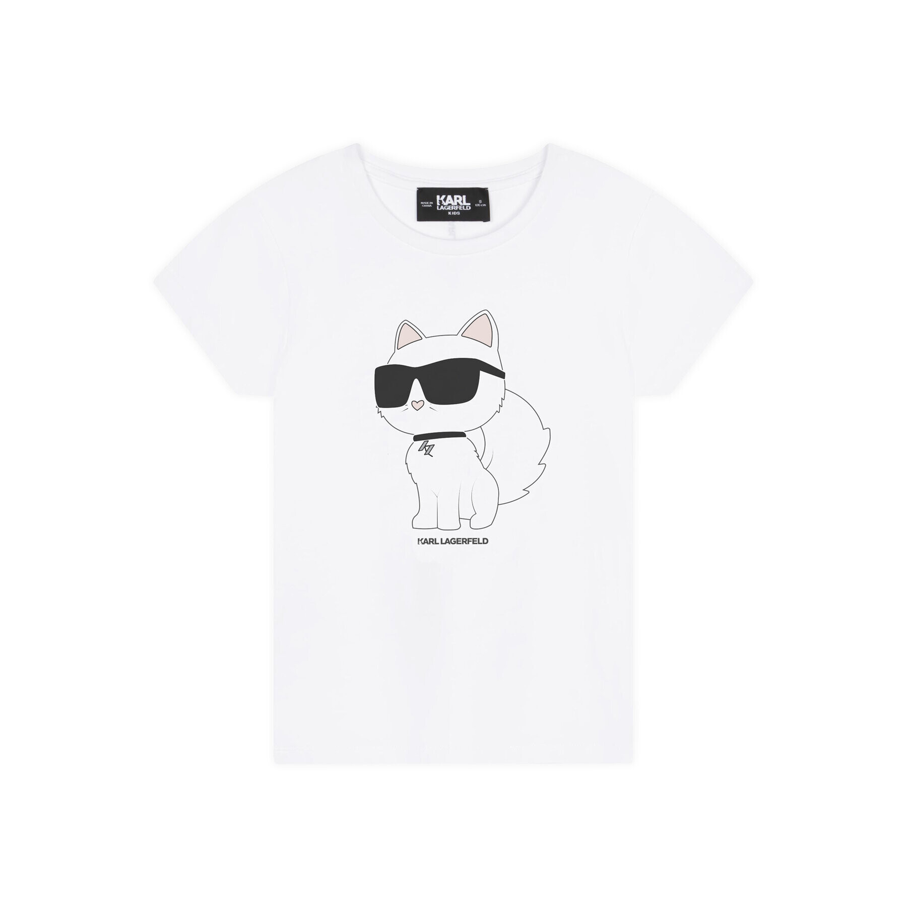 KARL LAGERFELD T-Shirt Z15416 S Bílá Regular Fit - Pepit.cz