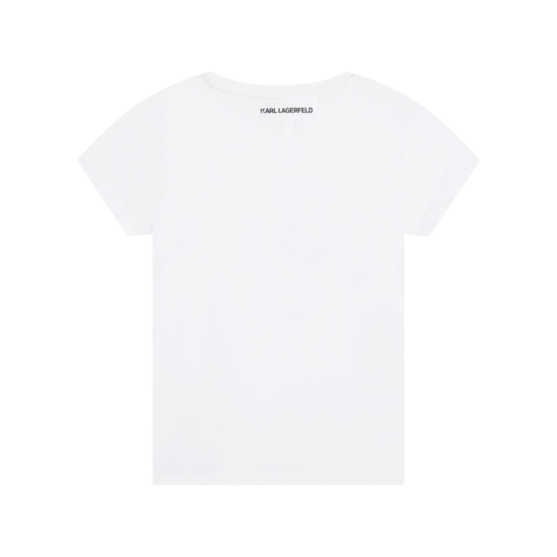 KARL LAGERFELD T-Shirt Z15418 D Bílá Regular Fit - Pepit.cz