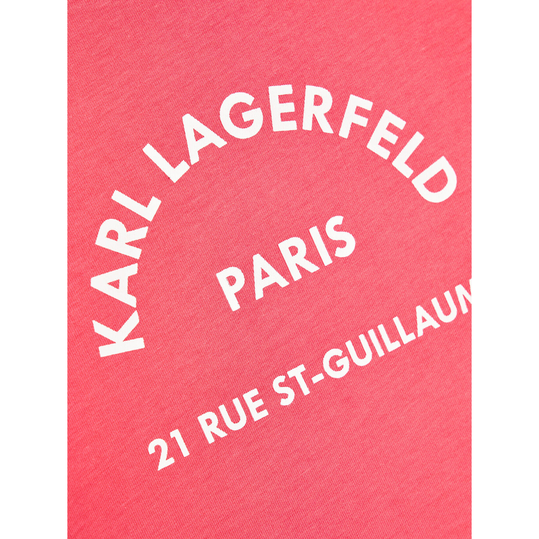 KARL LAGERFELD T-Shirt Z15M59 D Růžová Regular Fit - Pepit.cz