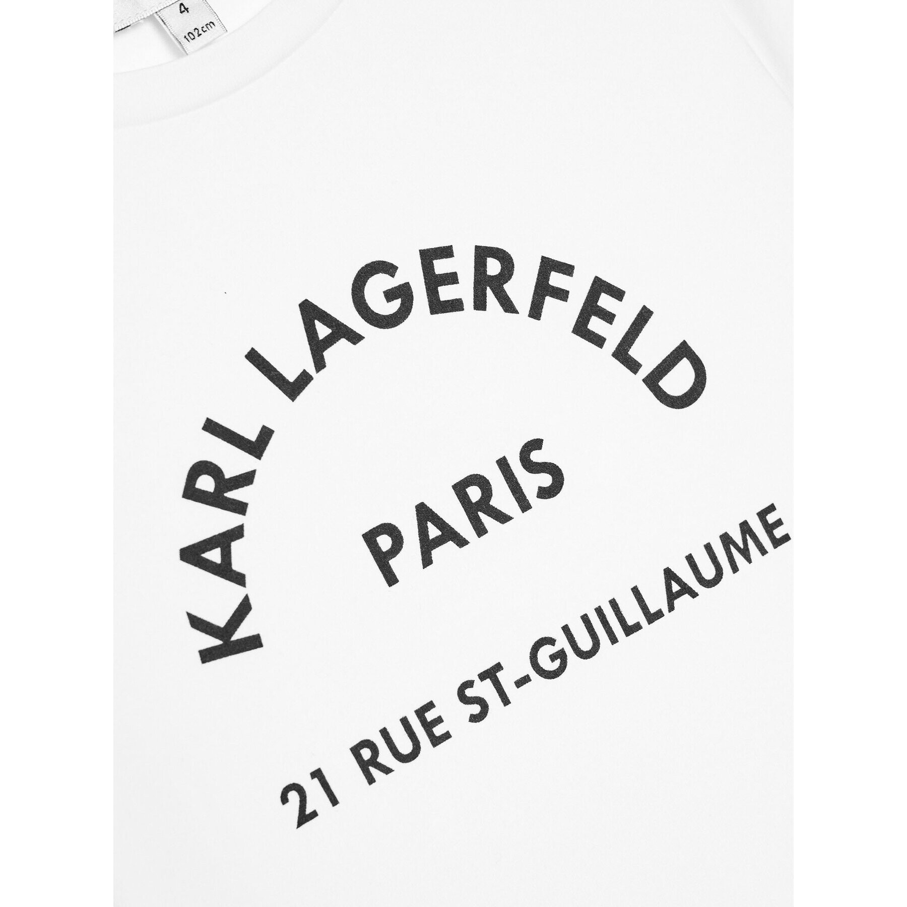 KARL LAGERFELD T-Shirt Z15M59 S Bílá Regular Fit - Pepit.cz