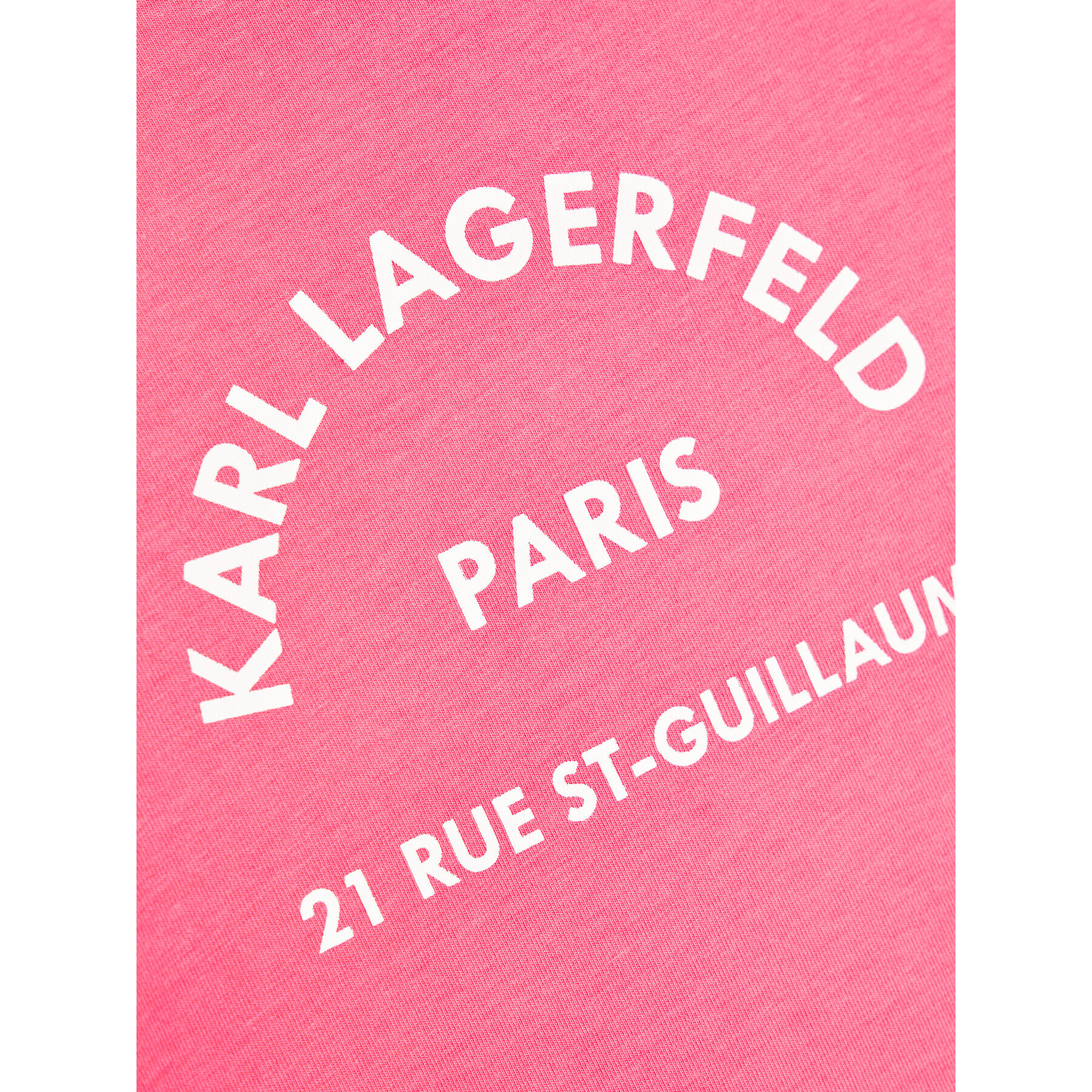 KARL LAGERFELD T-Shirt Z15M59 S Růžová Regular Fit - Pepit.cz