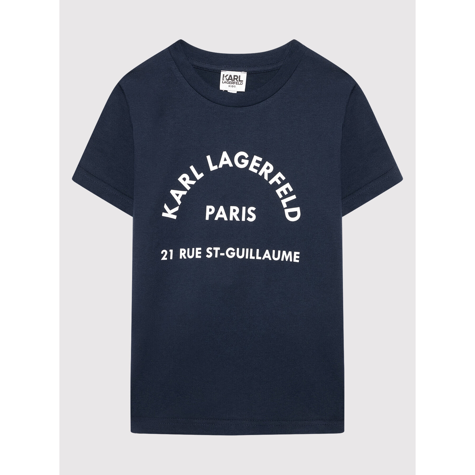 KARL LAGERFELD T-Shirt Z25316 S Tmavomodrá Regular Fit - Pepit.cz