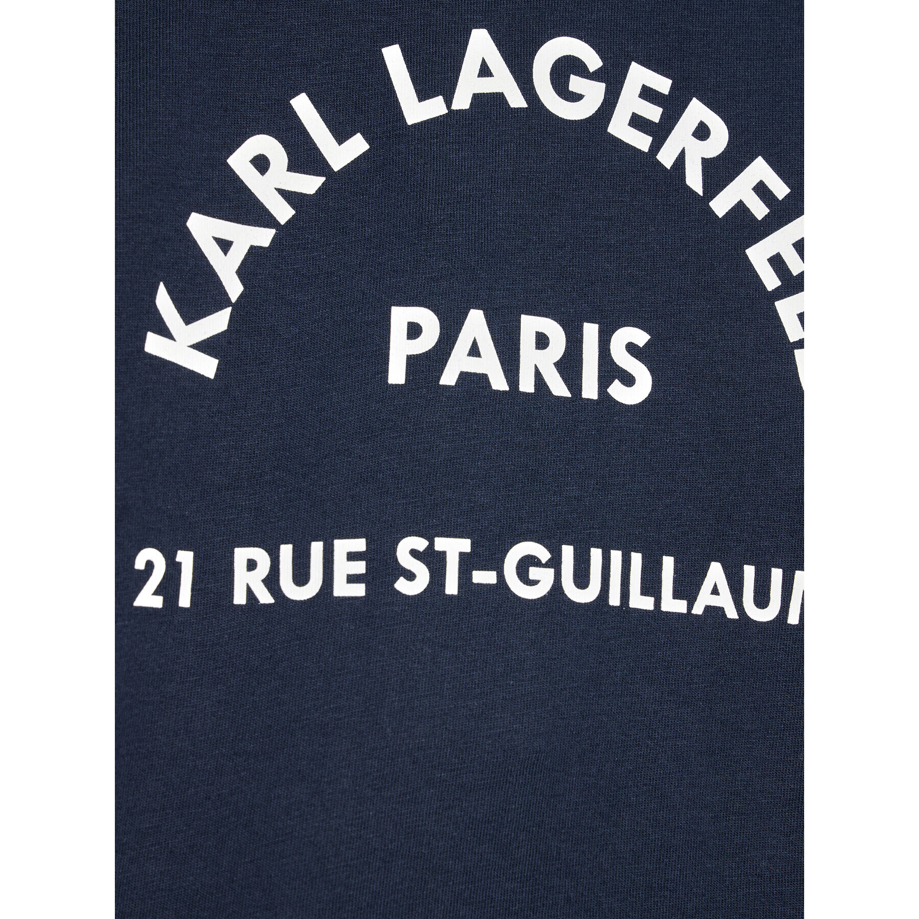 KARL LAGERFELD T-Shirt Z25316 S Tmavomodrá Regular Fit - Pepit.cz