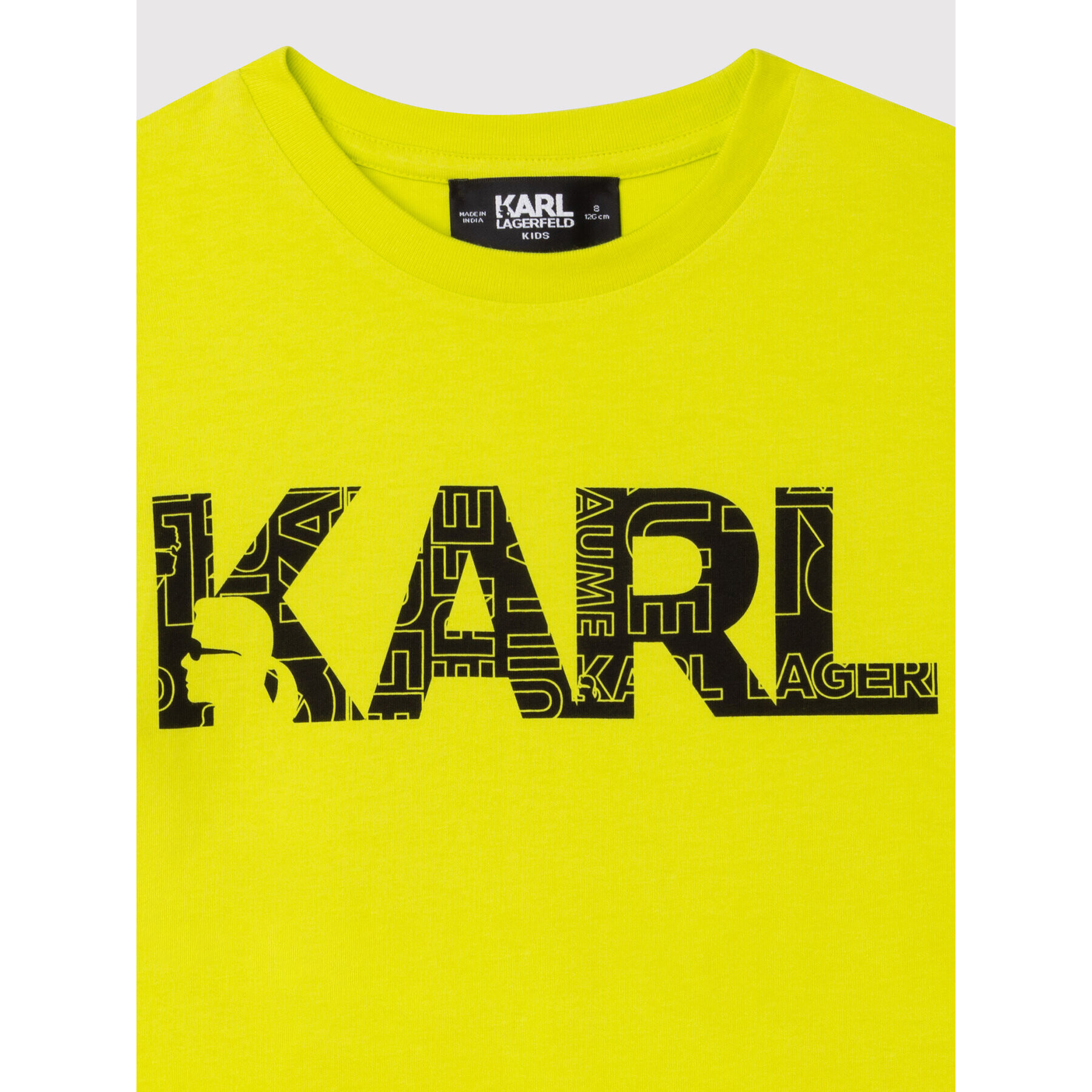 KARL LAGERFELD T-Shirt Z25358 D Zelená Regular Fit - Pepit.cz