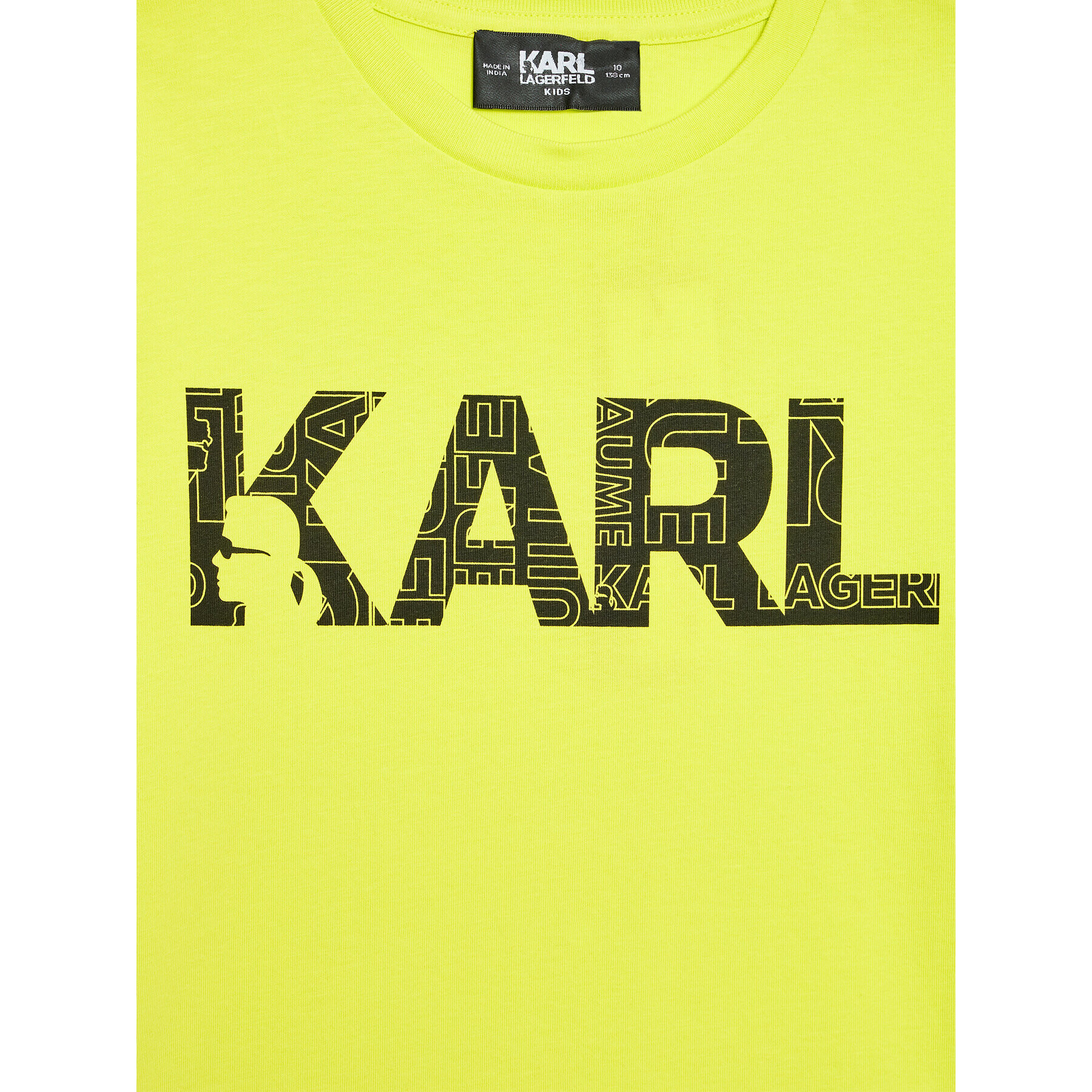 KARL LAGERFELD T-Shirt Z25358 D Zelená Regular Fit - Pepit.cz