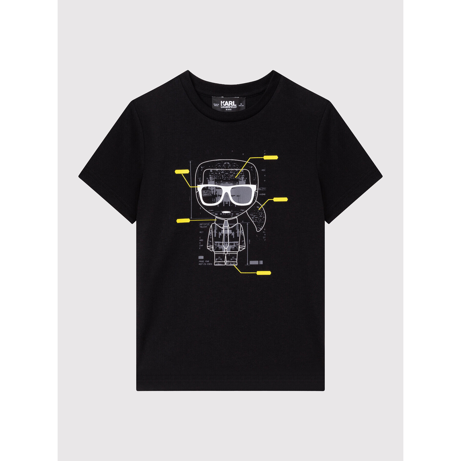 KARL LAGERFELD T-Shirt Z25364 M Černá Regular Fit - Pepit.cz