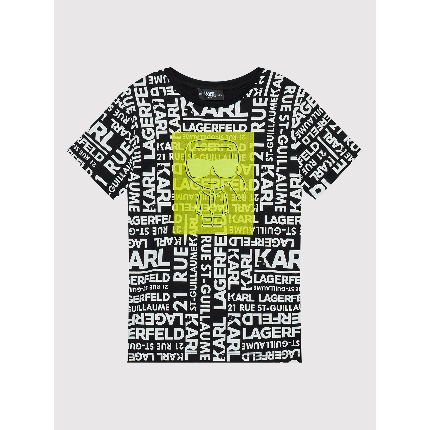 KARL LAGERFELD T-Shirt Z25367 S Černá Regular Fit - Pepit.cz