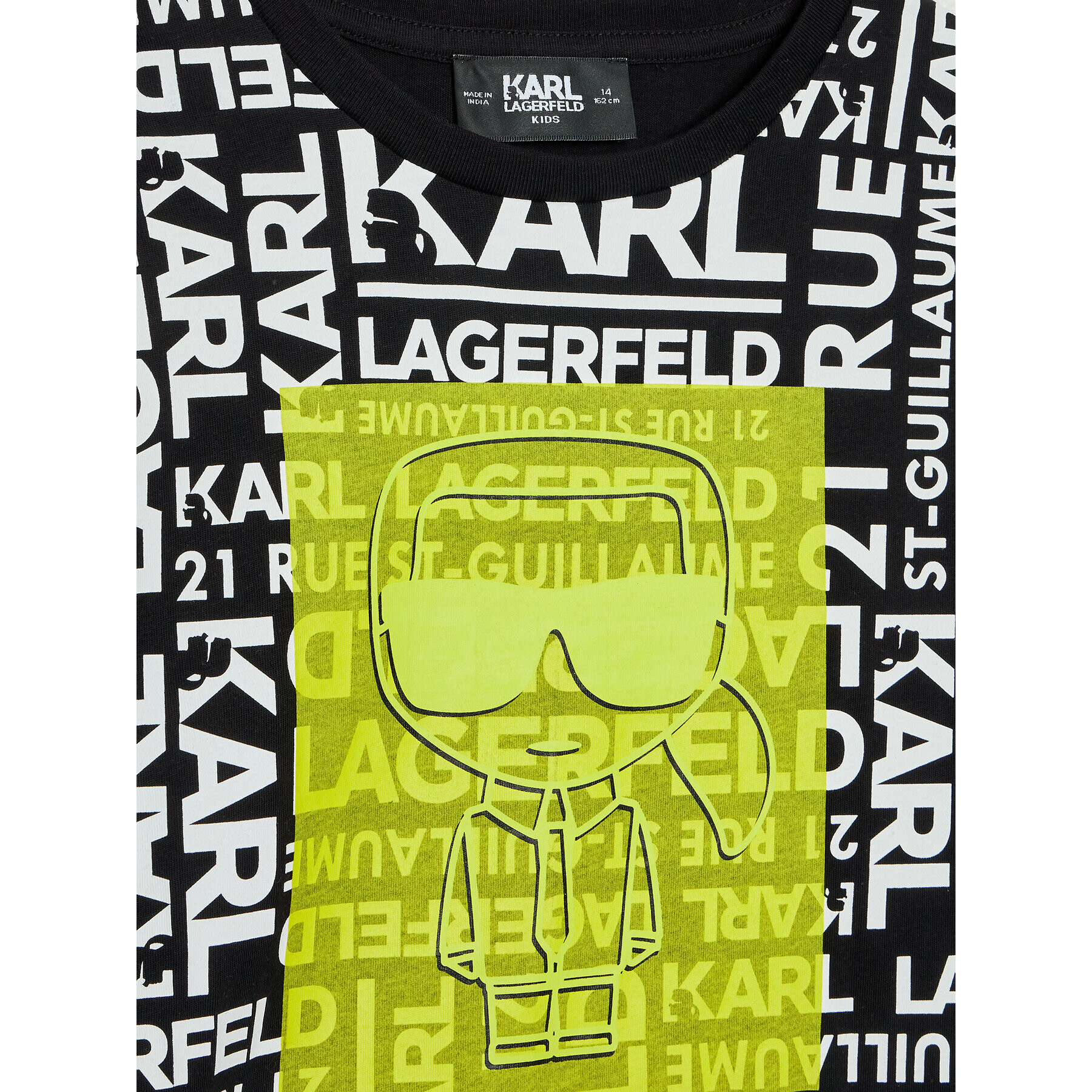 KARL LAGERFELD T-Shirt Z25367 S Černá Regular Fit - Pepit.cz