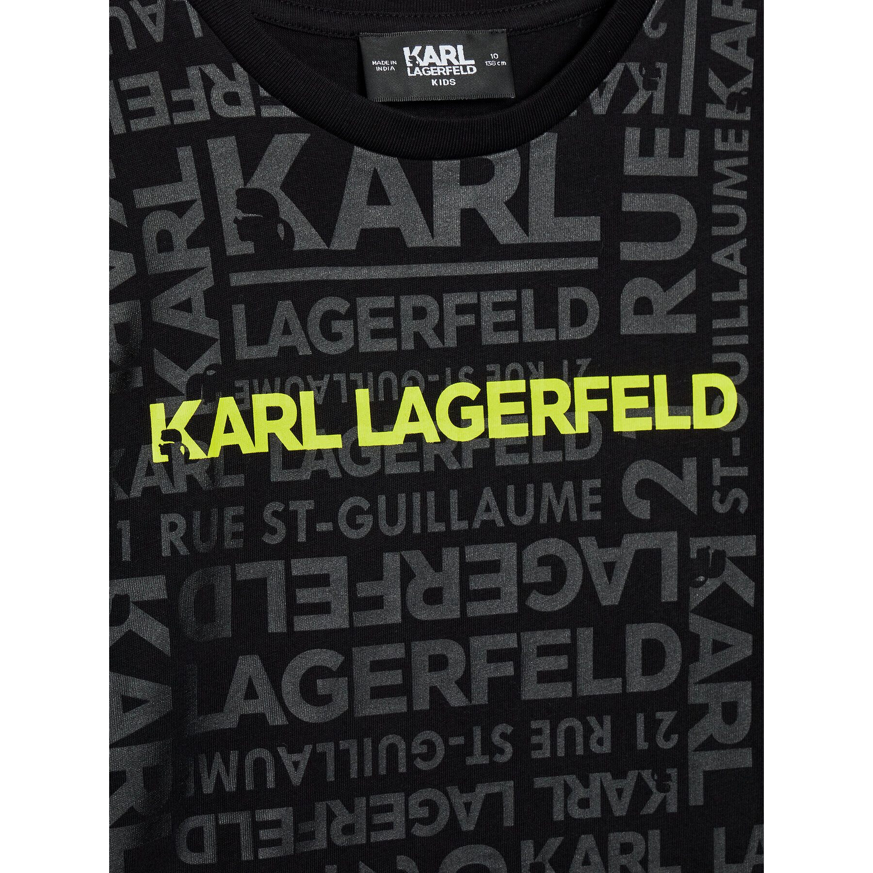 KARL LAGERFELD T-Shirt Z25367 S Černá Regular Fit - Pepit.cz