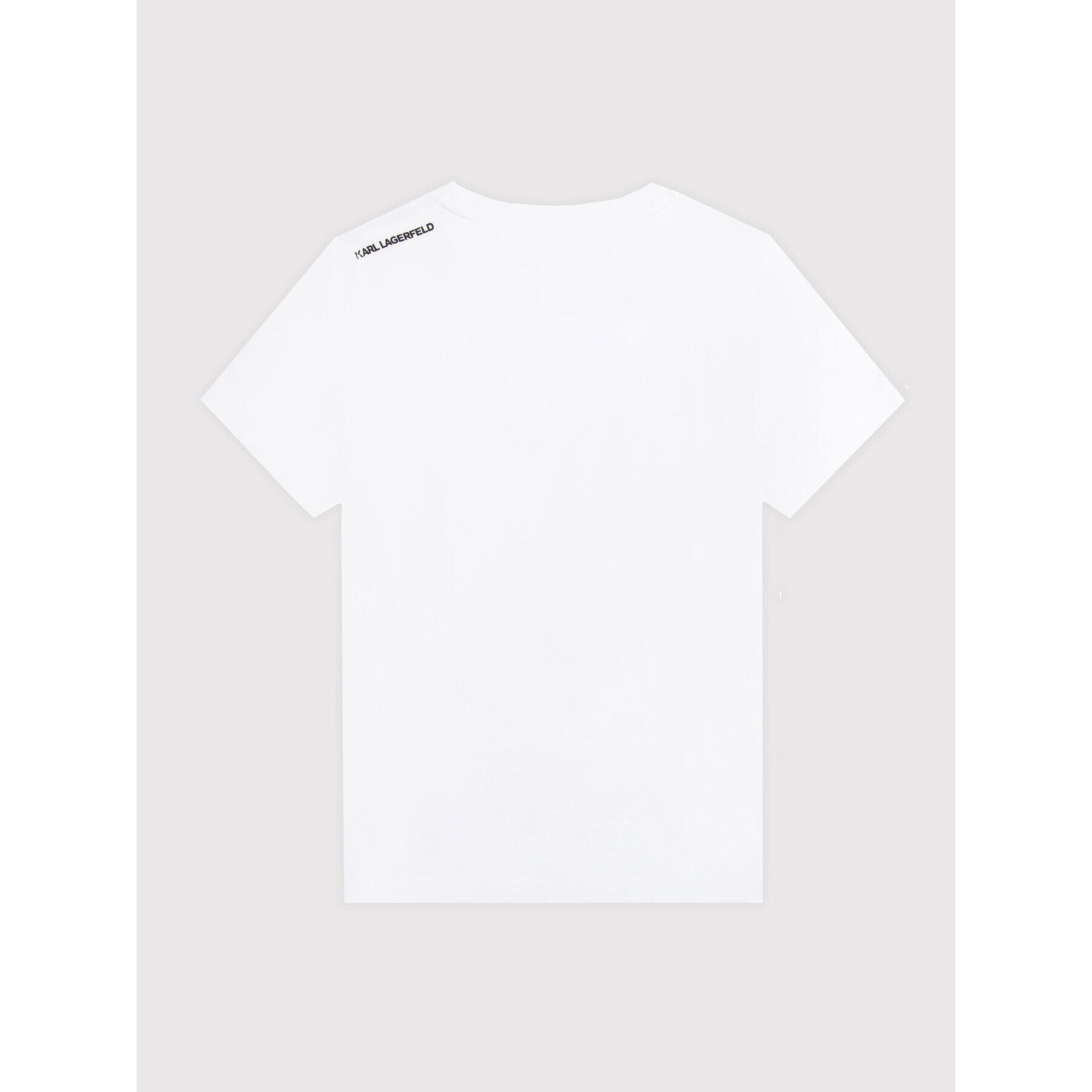 KARL LAGERFELD T-Shirt Z25370 D Bílá Regular Fit - Pepit.cz