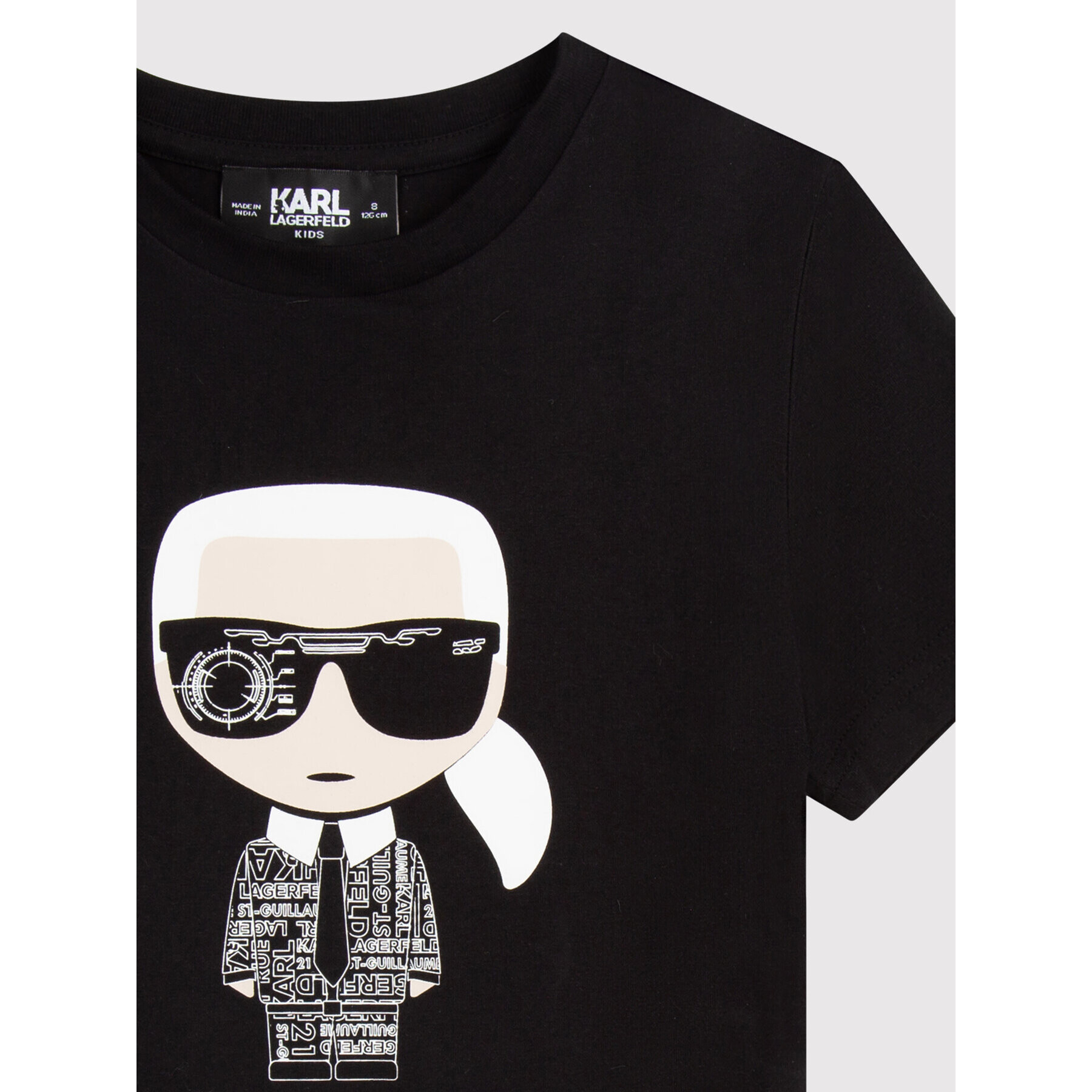 KARL LAGERFELD T-Shirt Z25370 M Černá Regular Fit - Pepit.cz