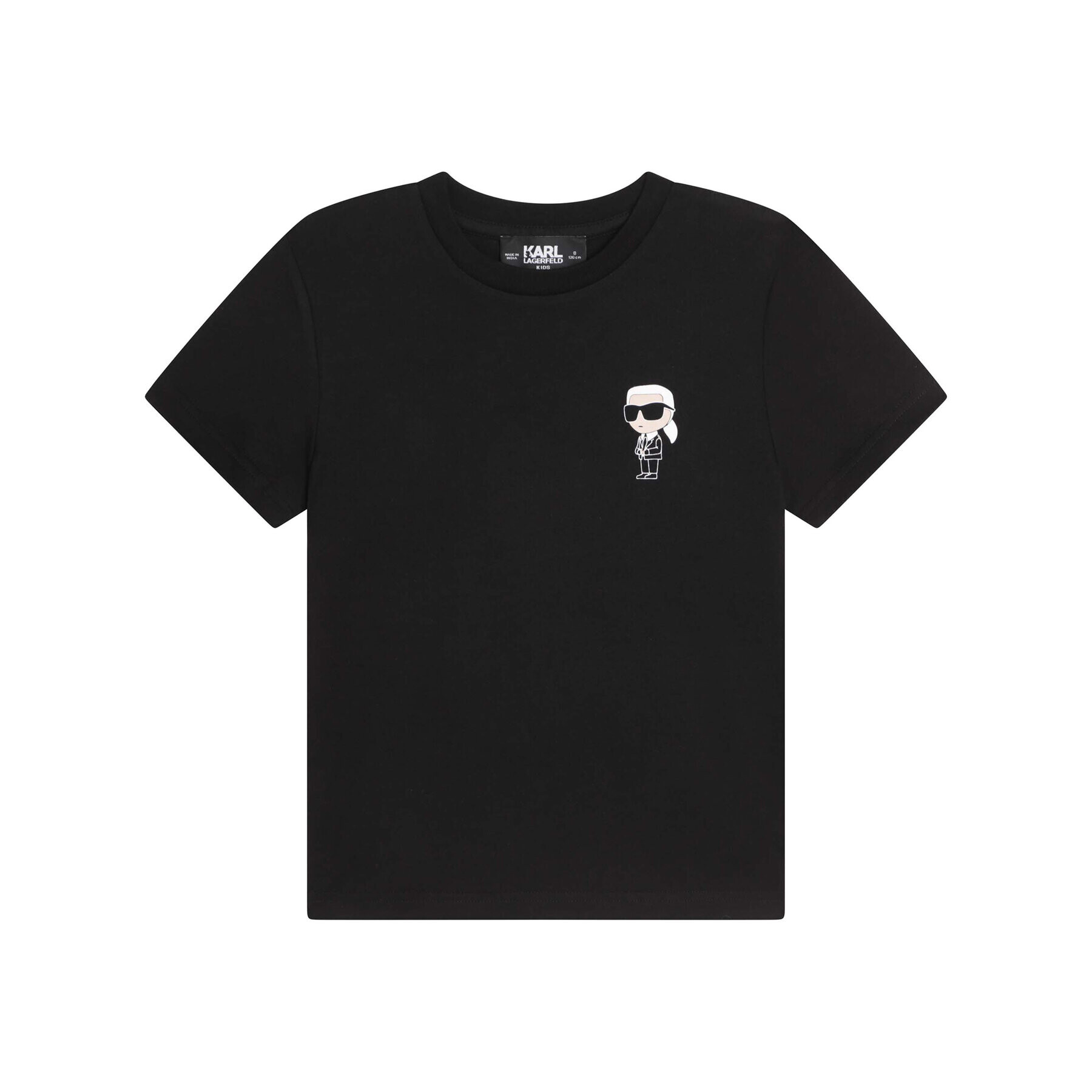 KARL LAGERFELD T-Shirt Z25388 D Černá Regular Fit - Pepit.cz