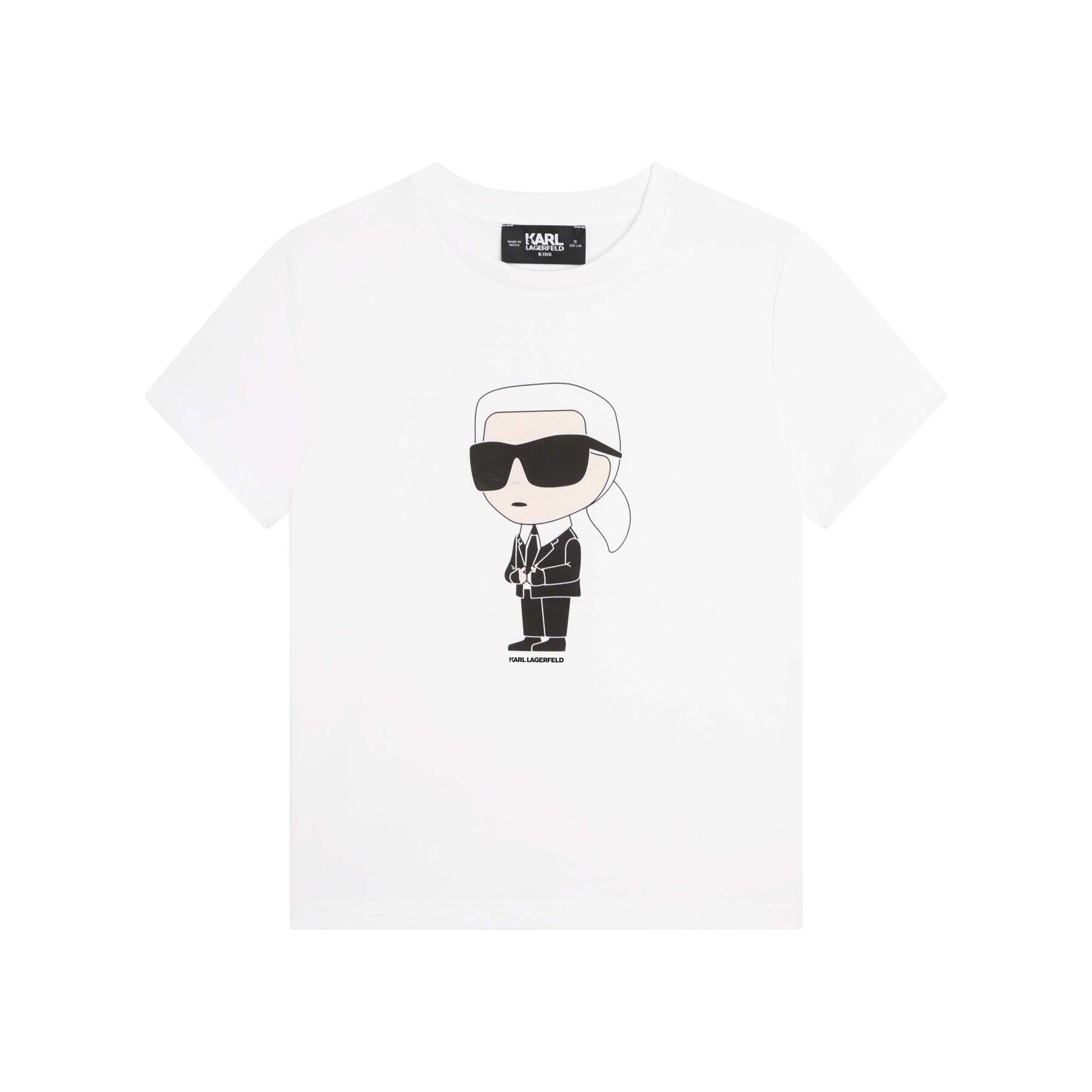 KARL LAGERFELD T-Shirt Z25391 M Bílá Regular Fit - Pepit.cz