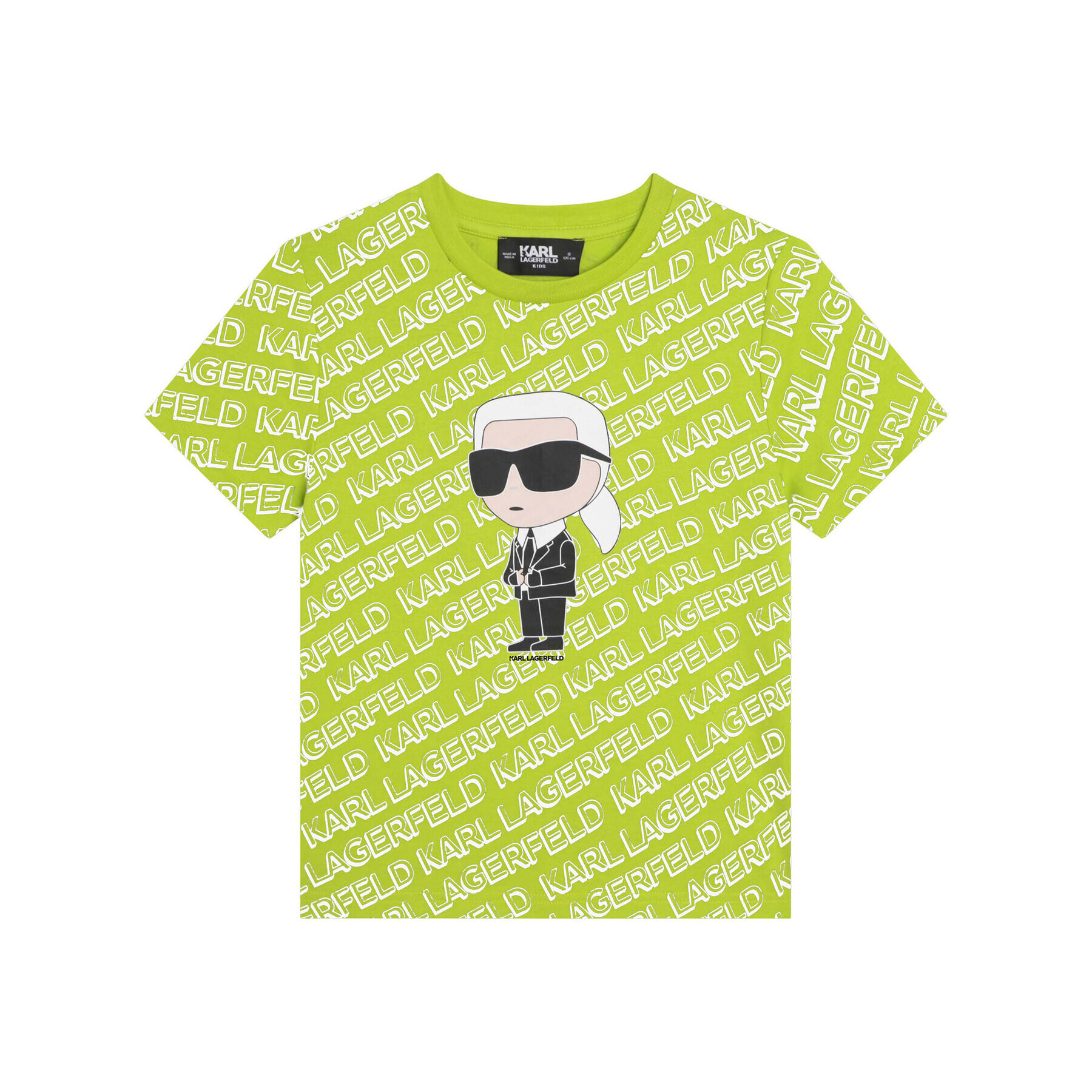 KARL LAGERFELD T-Shirt Z25396 D Zelená Regular Fit - Pepit.cz