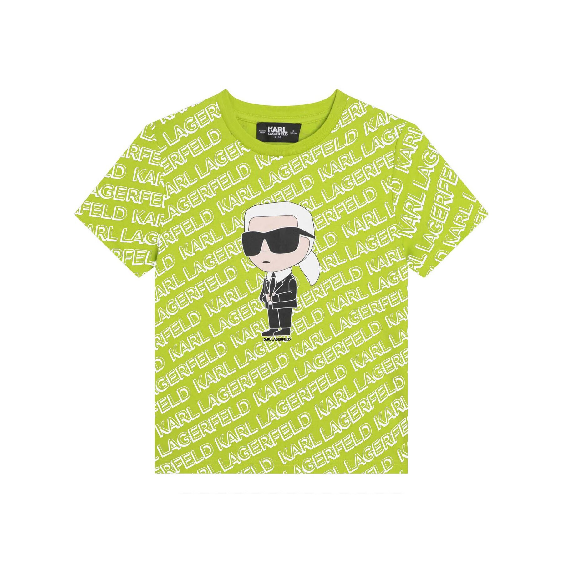 KARL LAGERFELD T-Shirt Z25396 M Zelená Regular Fit - Pepit.cz