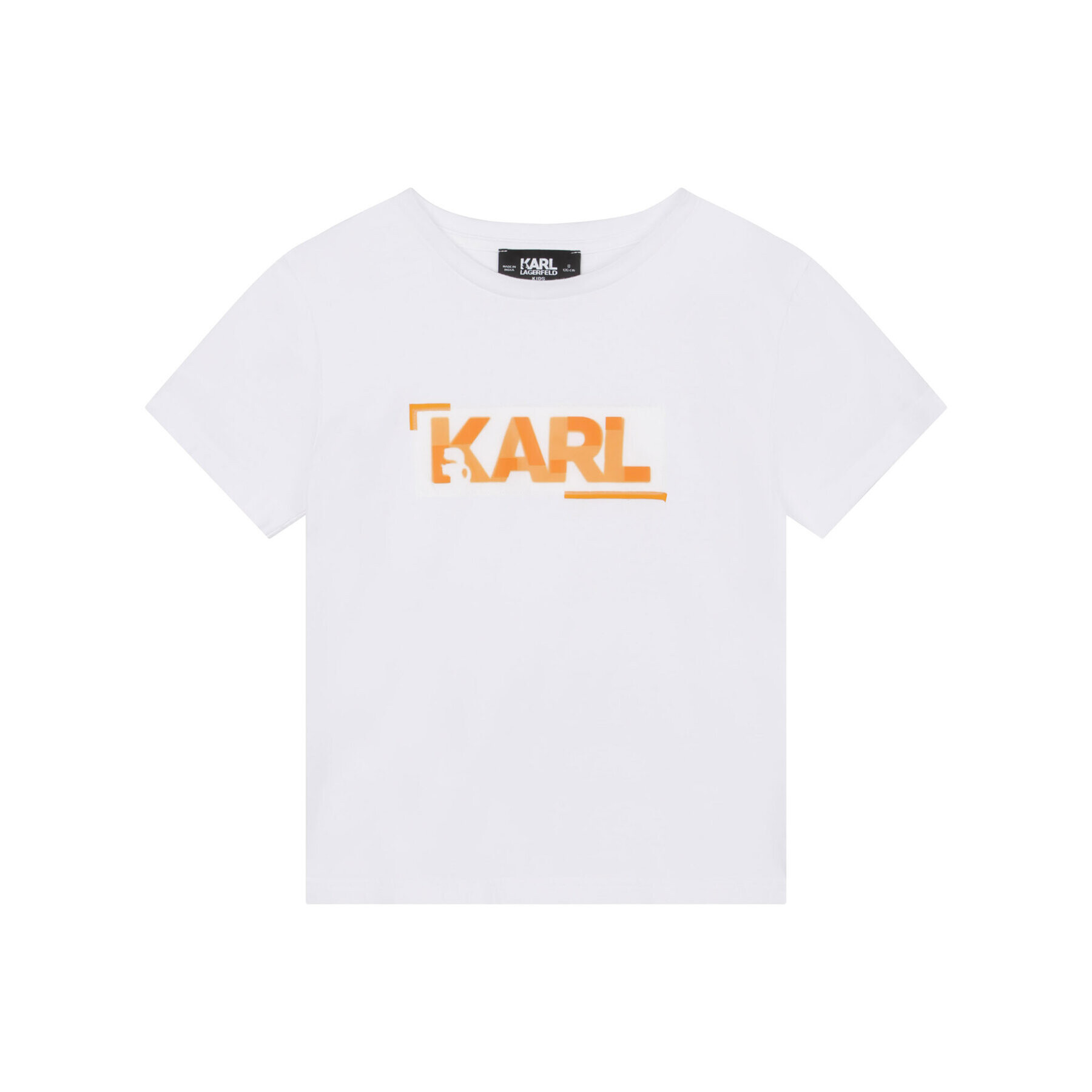 KARL LAGERFELD T-Shirt Z25397 D Bílá Regular Fit - Pepit.cz