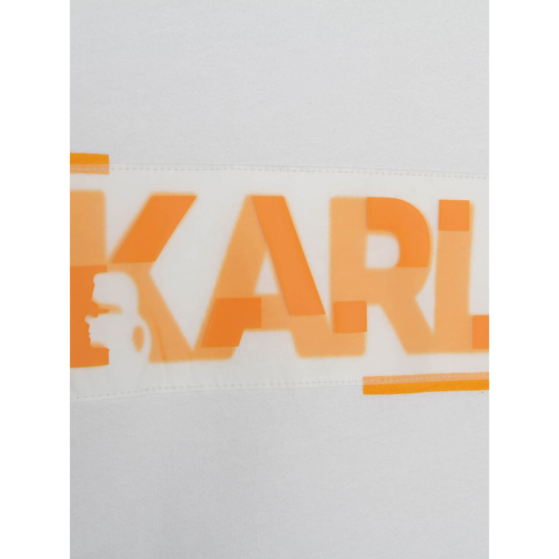 KARL LAGERFELD T-Shirt Z25397 D Bílá Regular Fit - Pepit.cz