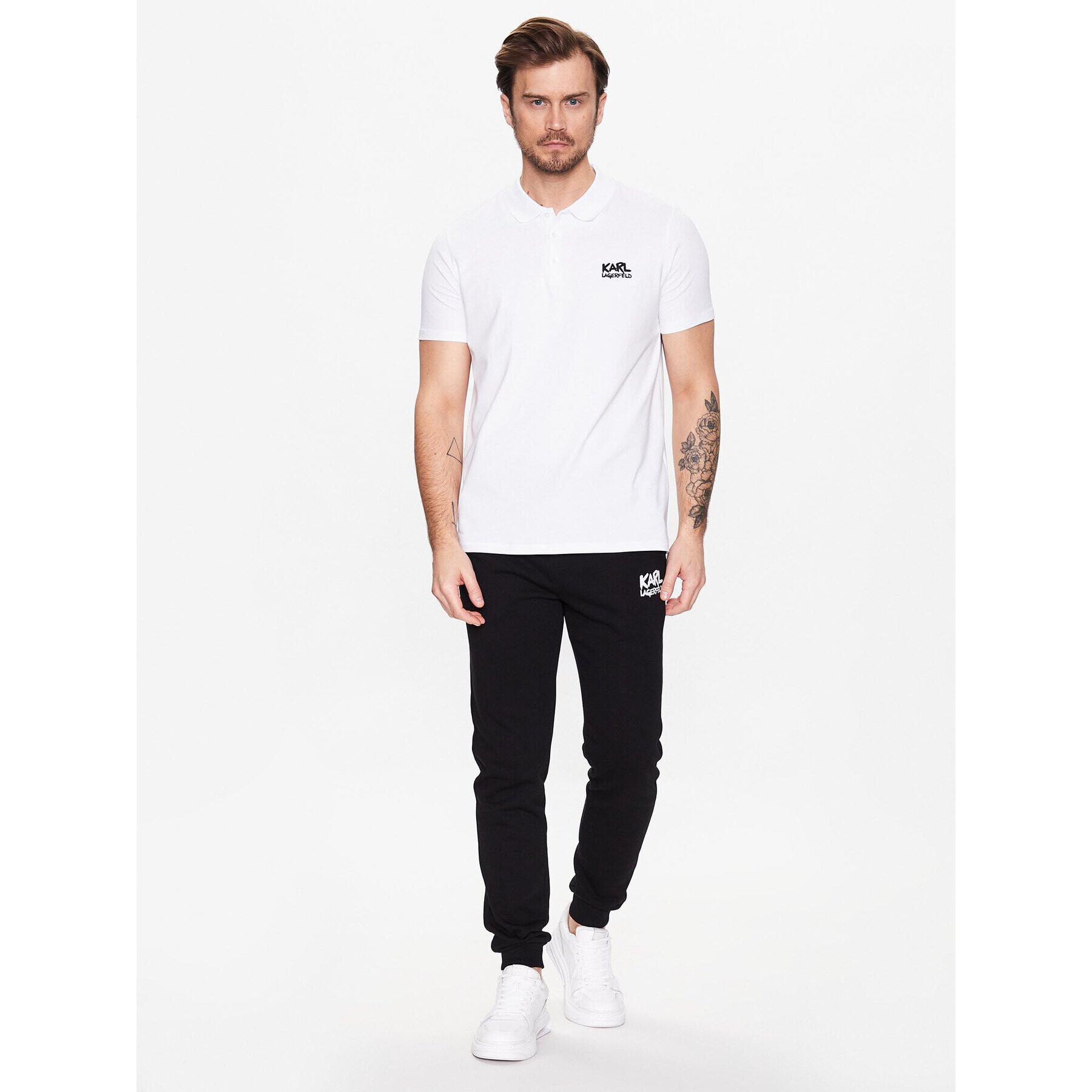 KARL LAGERFELD Teplákové kalhoty 705081 531900 Černá Regular Fit - Pepit.cz