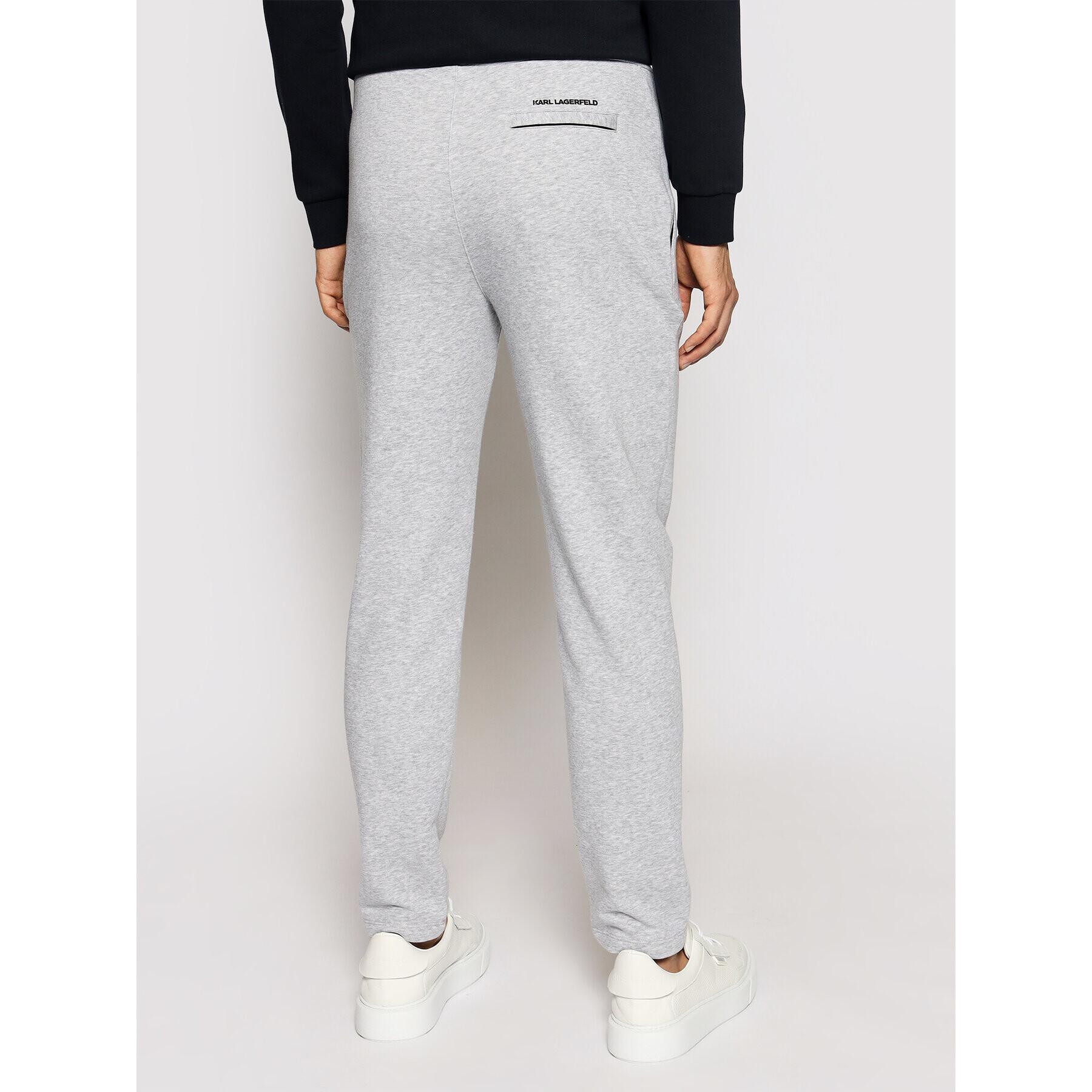 KARL LAGERFELD Teplákové kalhoty Sweat 705025 511900 Šedá Regular Fit - Pepit.cz