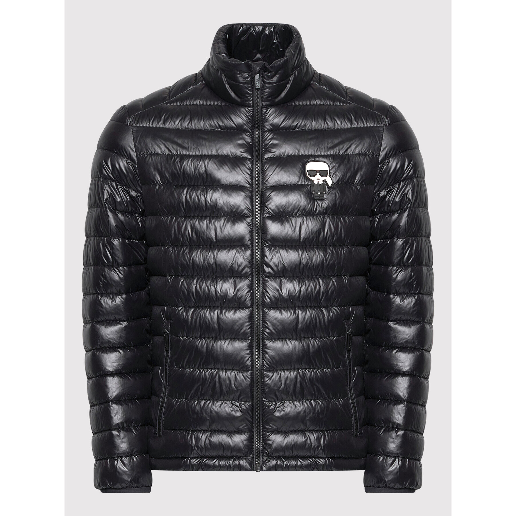 KARL LAGERFELD Vatovaná bunda Blouson 505022 521590 Černá Regular Fit - Pepit.cz