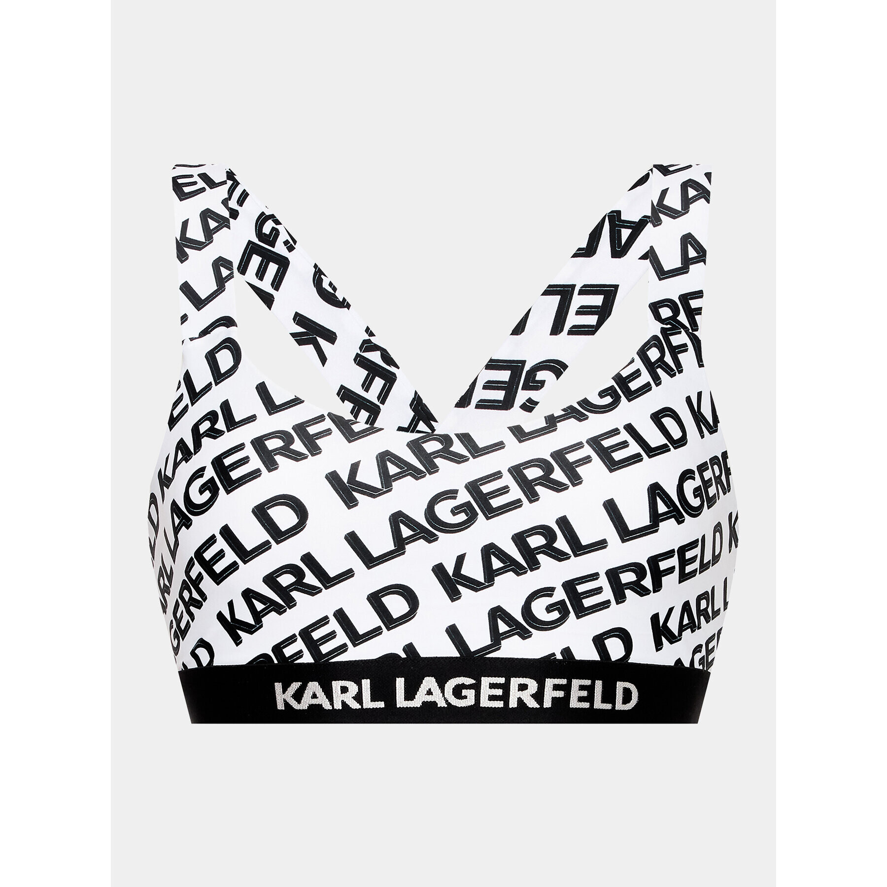 KARL LAGERFELD Vrchní část bikin 230W2213 Bílá - Pepit.cz