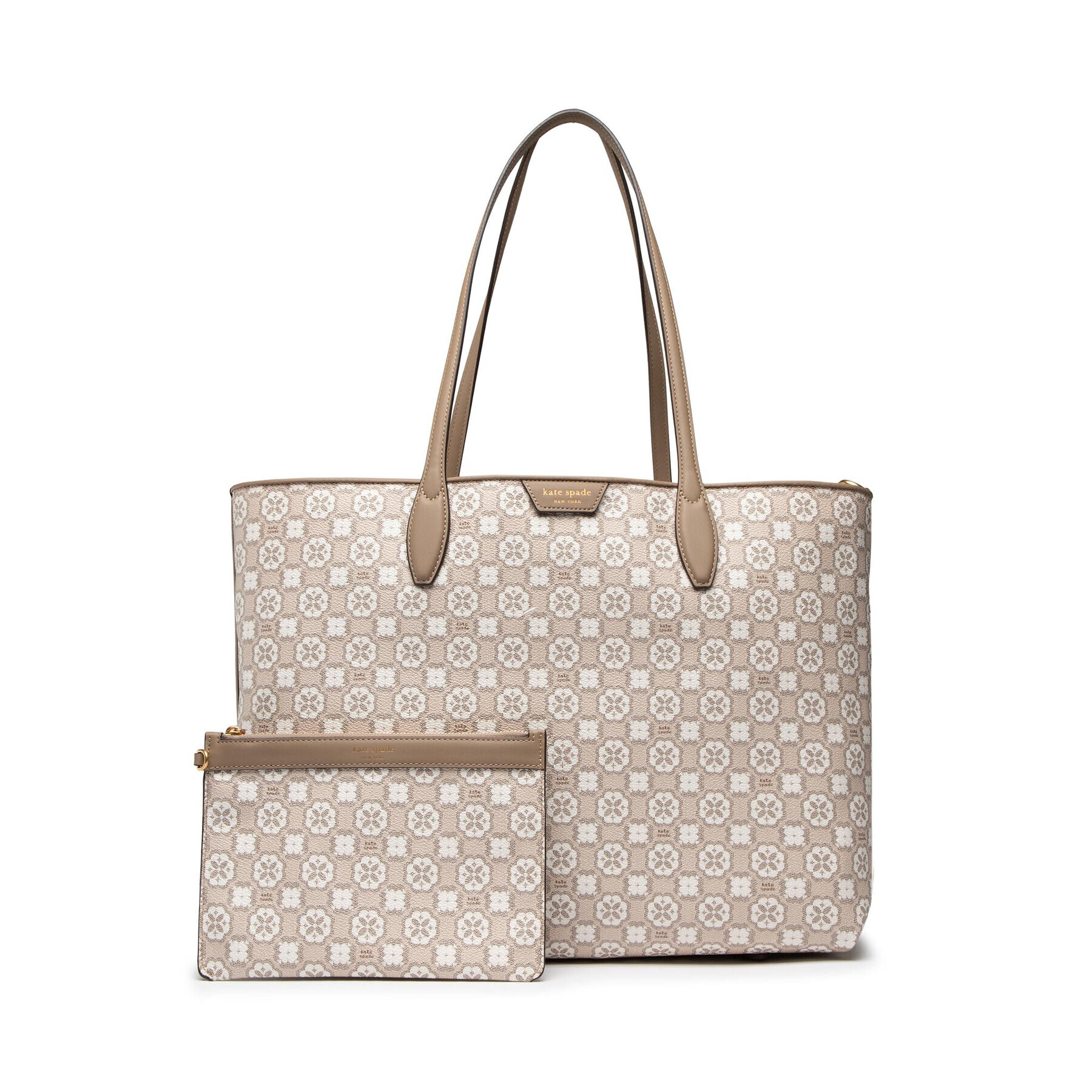 Kate Spade Kabelka Flower Monogram K9026 Béžová - Pepit.cz