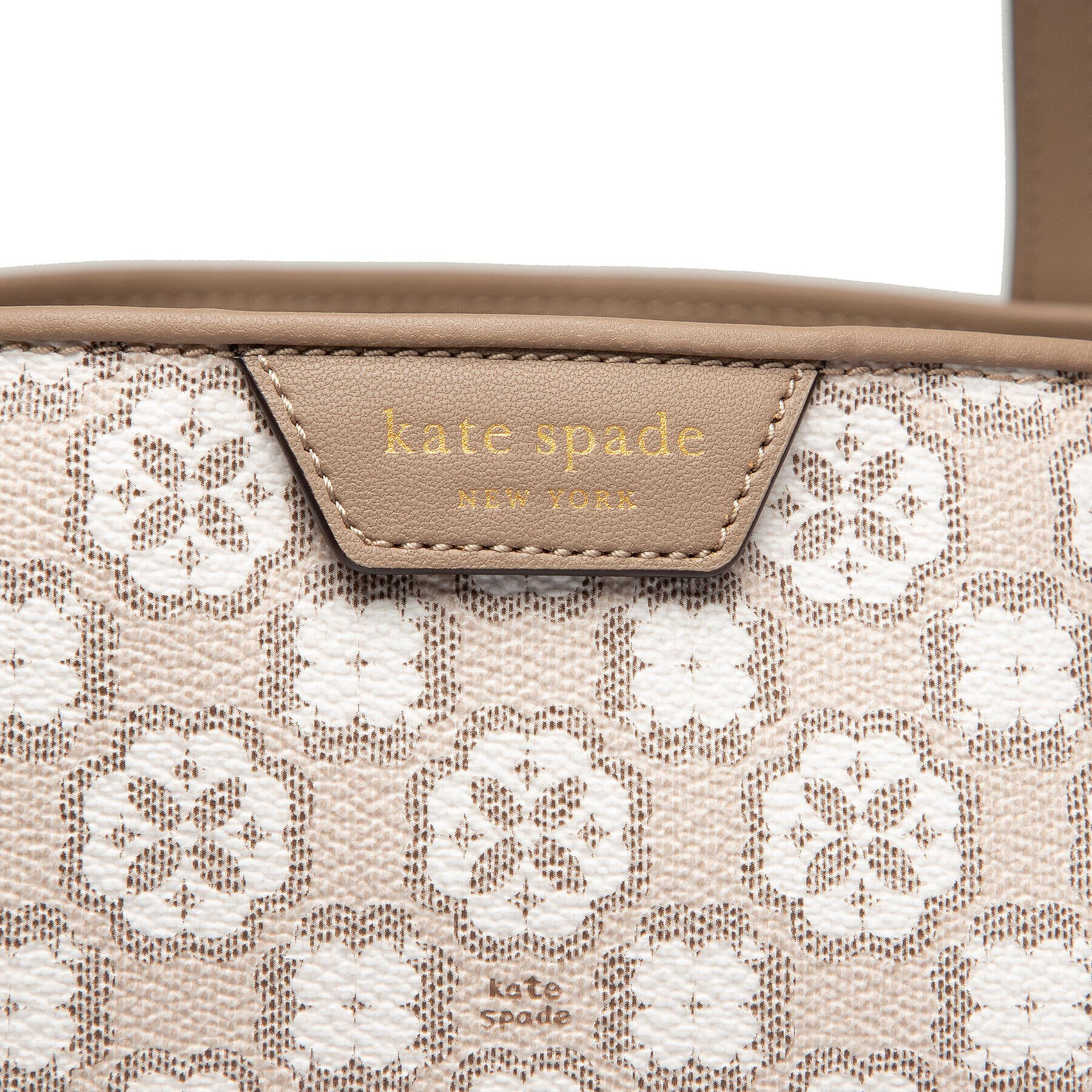 Kate Spade Kabelka Flower Monogram K9026 Béžová - Pepit.cz