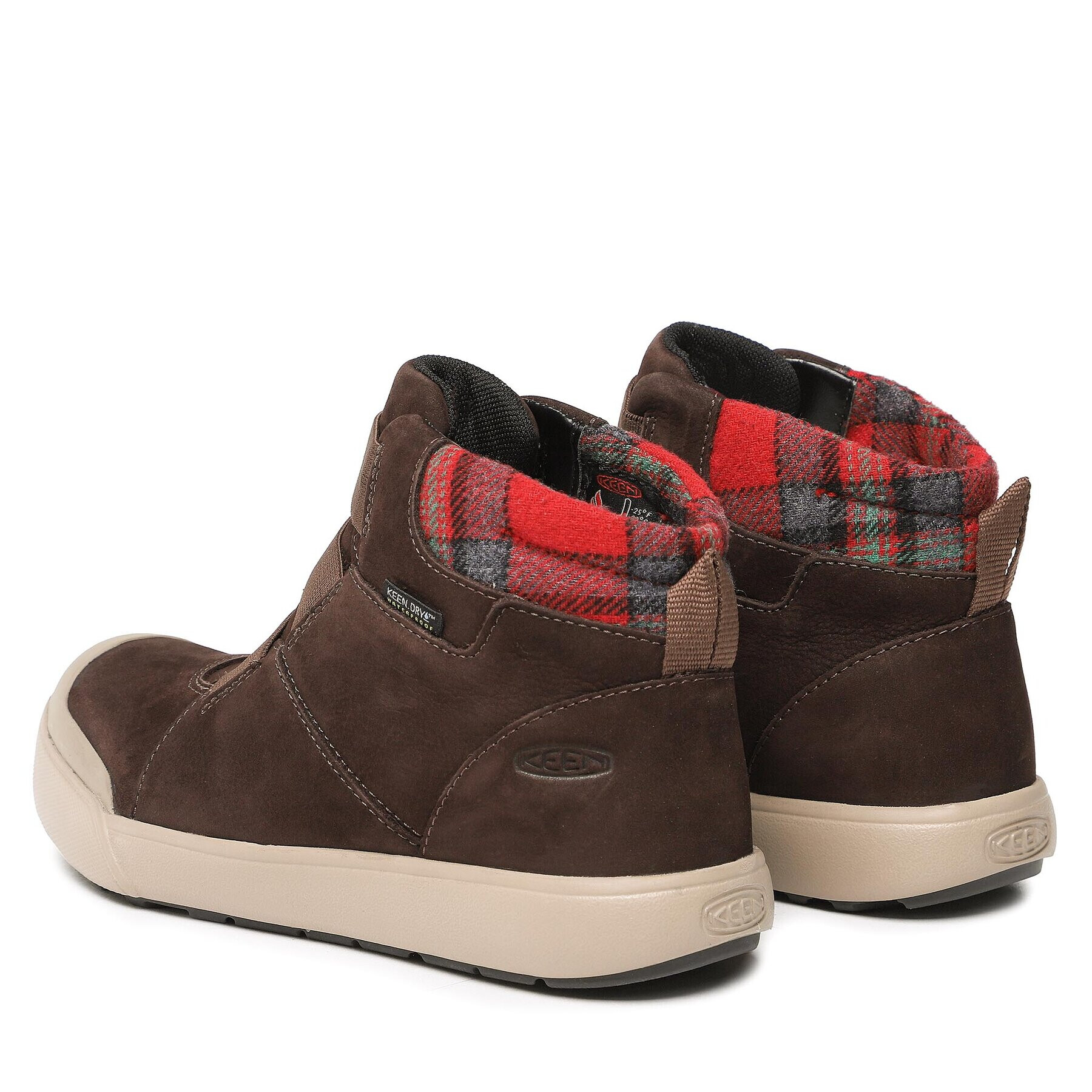 Keen Polokozačky Elle Winter Mid Wp 1026714 Hnědá - Pepit.cz