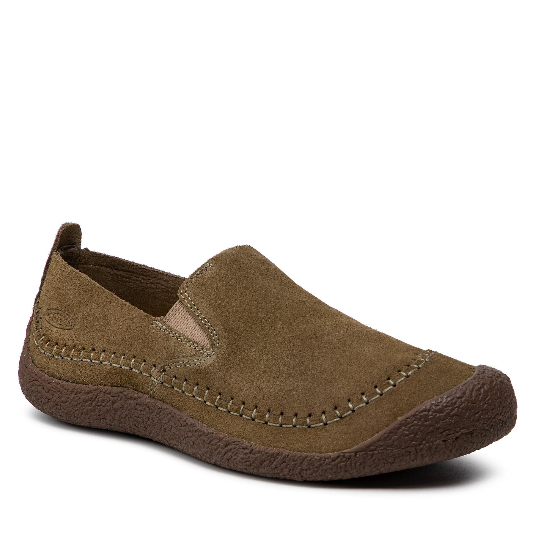 Keen Polobotky Howser Suede Slip-On 1024945 Zelená - Pepit.cz