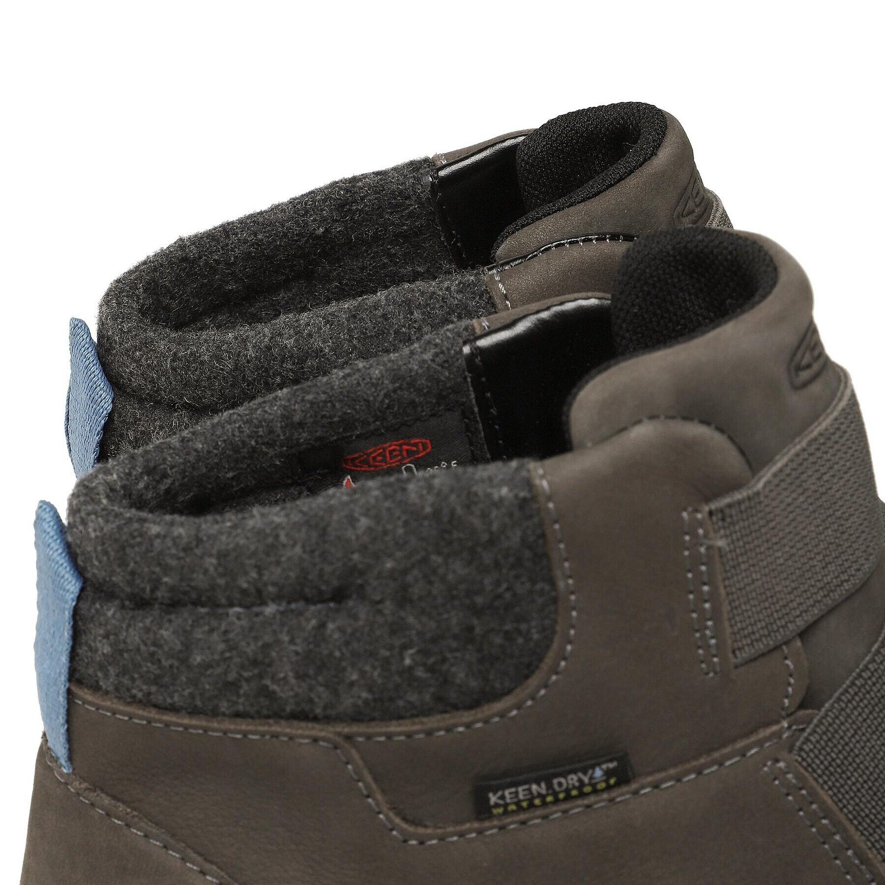 Keen Polokozačky Elle Winter Mid Wp 1026713 Šedá - Pepit.cz