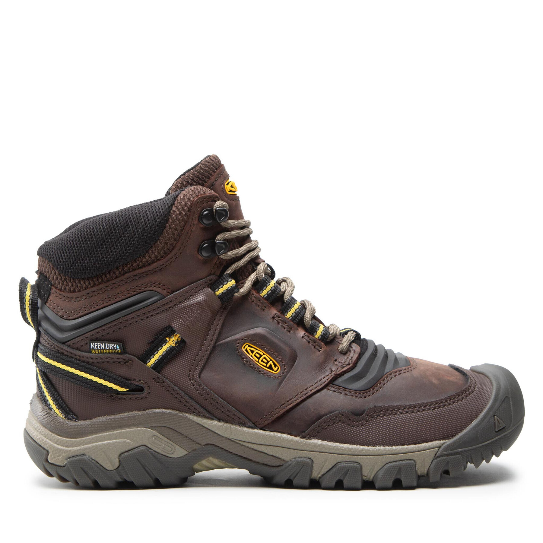 Keen Trekingová obuv Ridge Flex Mid Wp M 1026614 Hnědá - Pepit.cz