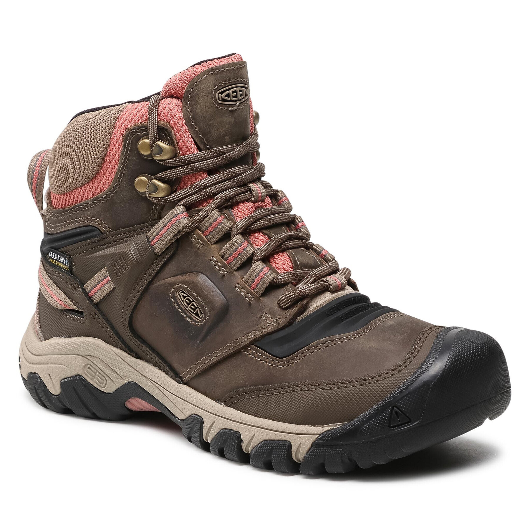 Keen Trekingová obuv Ridge Flex Mid Wp W 1024921 Hnědá - Pepit.cz