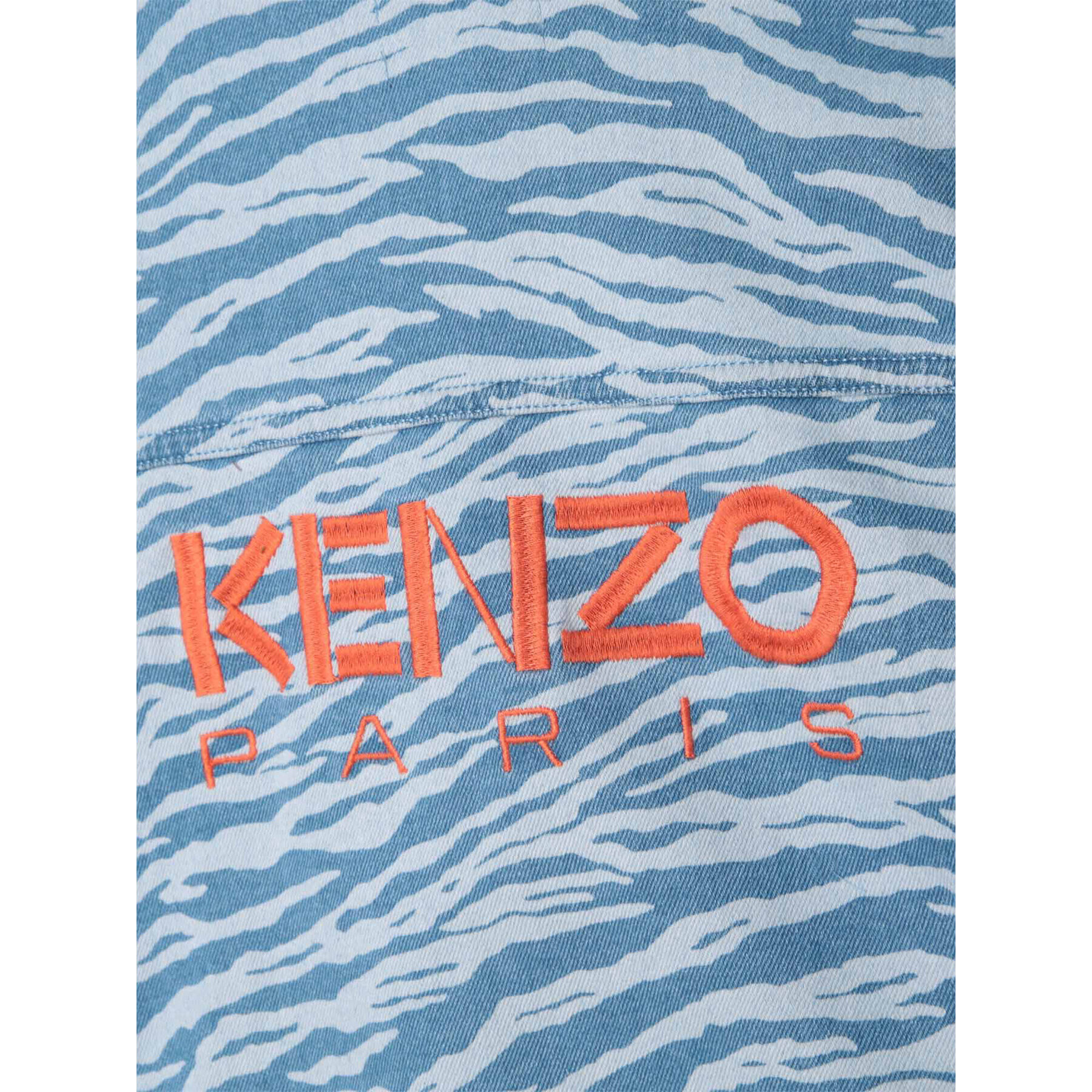 Kenzo Kids Jeansová bunda K15638 S Modrá Regular Fit - Pepit.cz