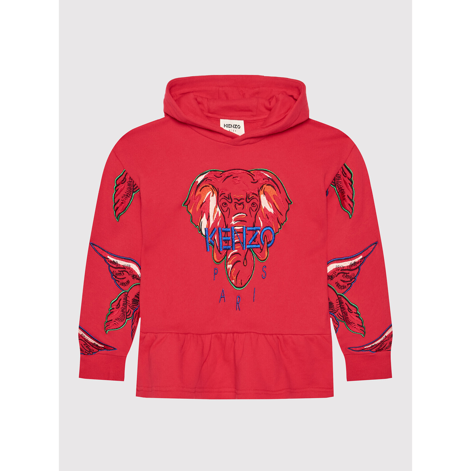 Kenzo Kids Mikina K15576 D Růžová Relaxed Fit - Pepit.cz