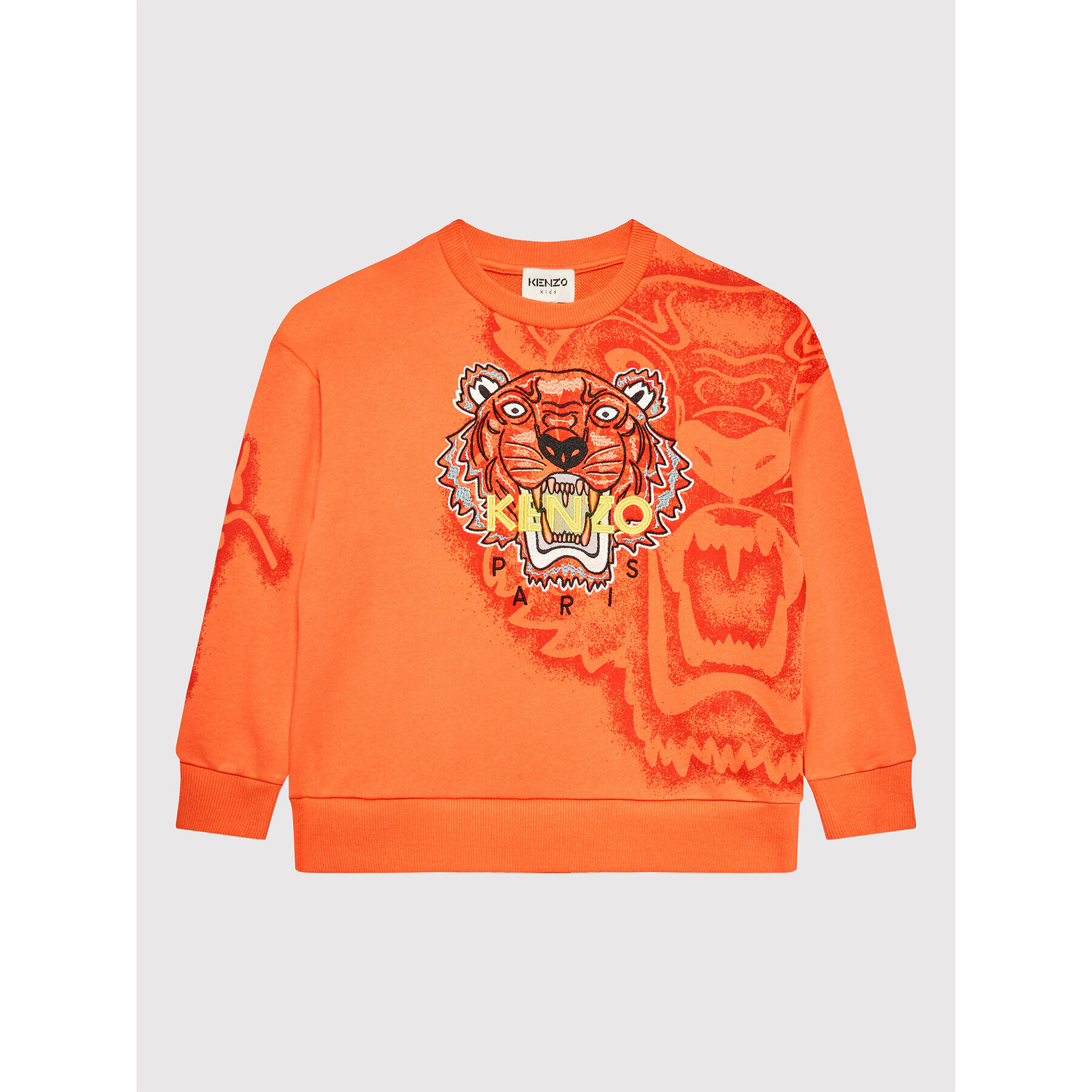 Kenzo Kids Mikina K25623 Oranžová Regular Fit - Pepit.cz