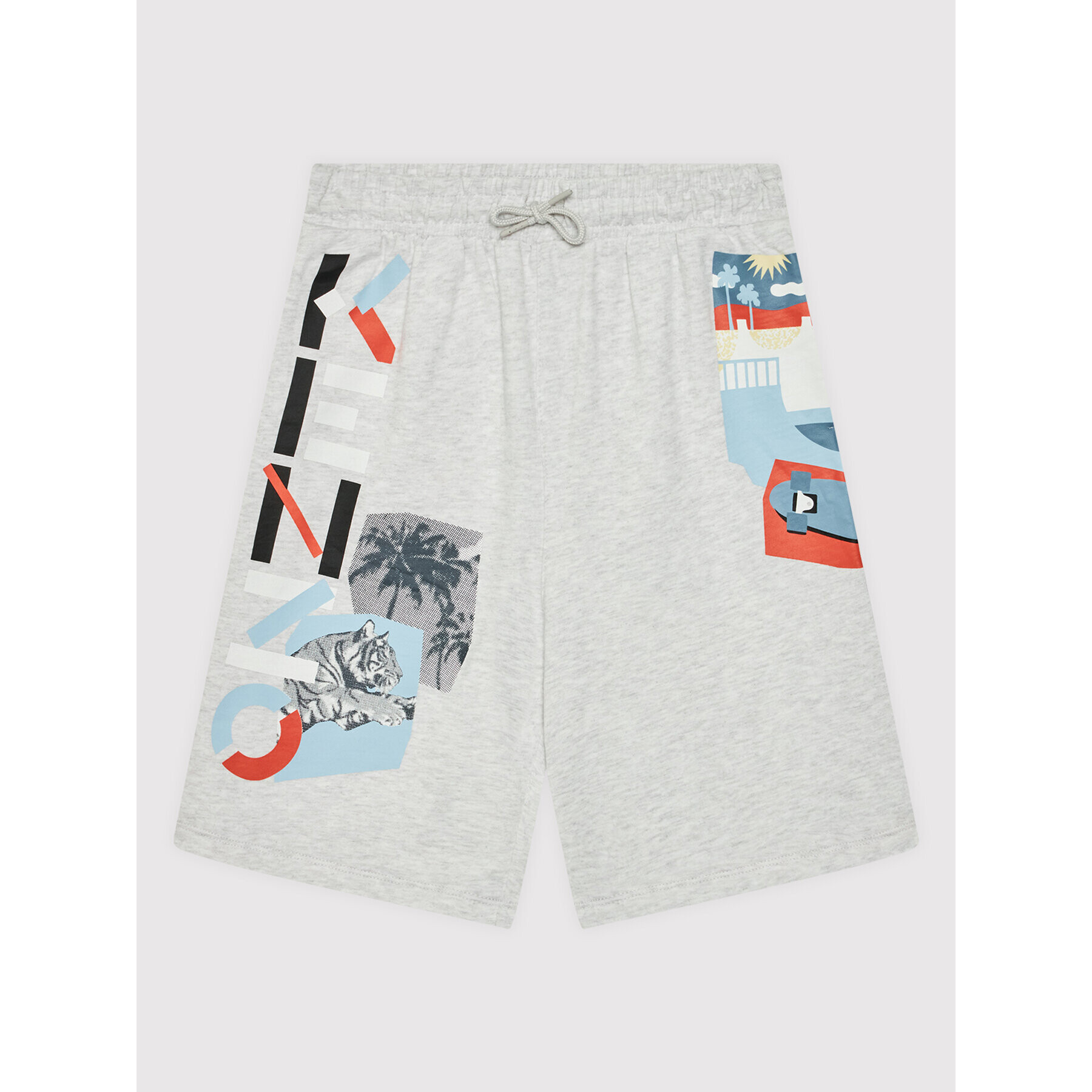 Kenzo Kids Sportovní kraťasy K24235 S Šedá Regular Fit - Pepit.cz