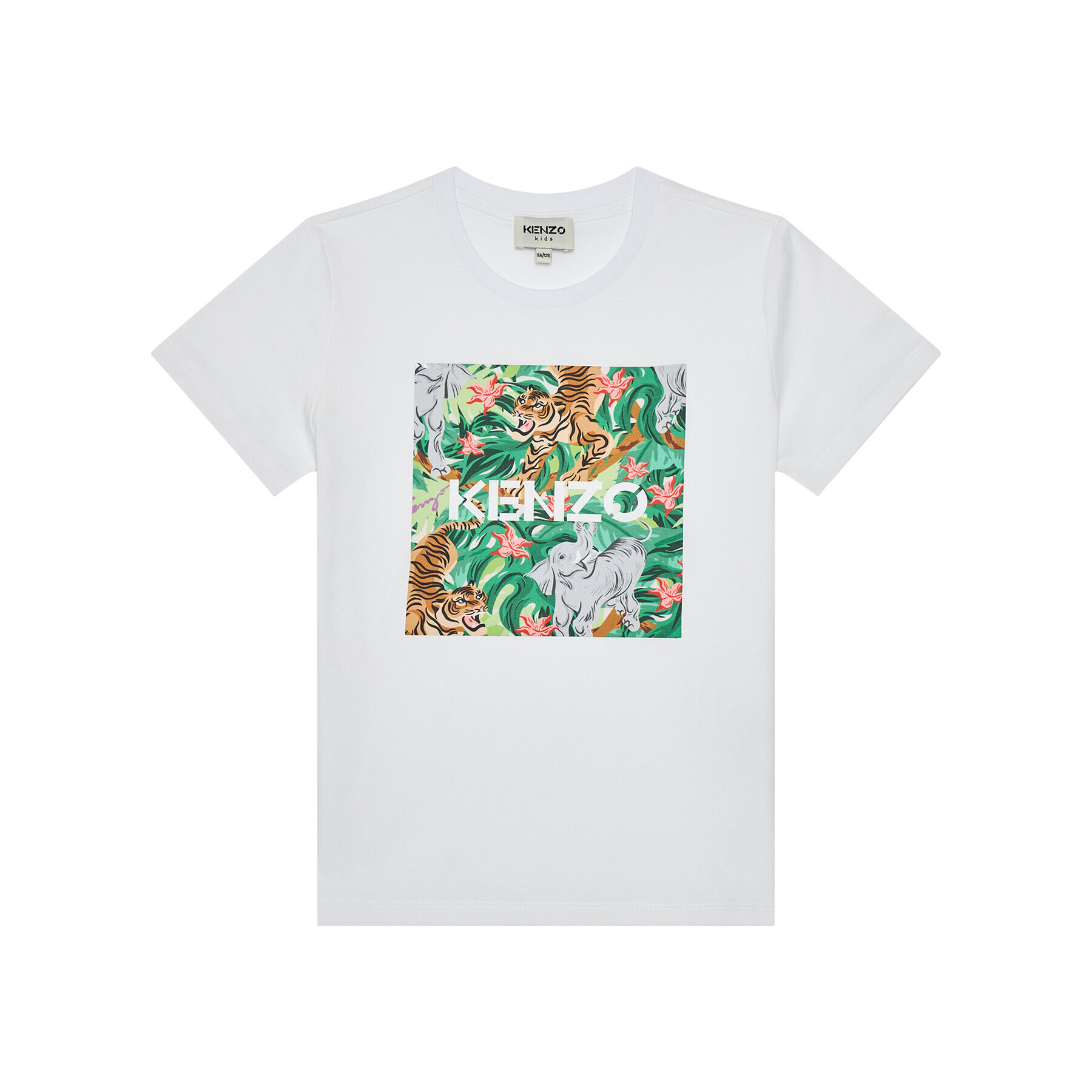 Kenzo Kids T-Shirt K15087 D Bílá Regular Fit - Pepit.cz