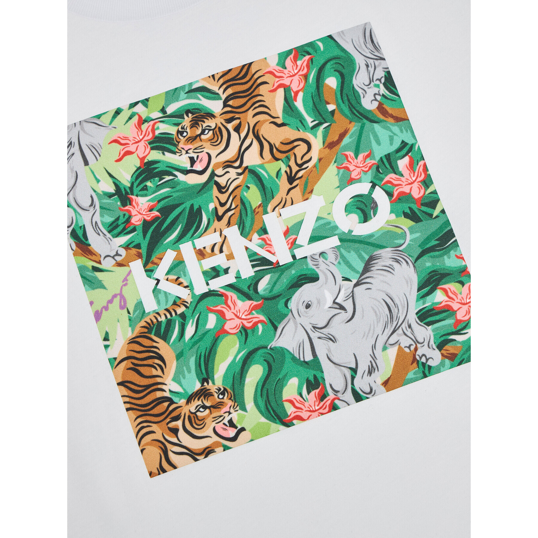 Kenzo Kids T-Shirt K15087 S Bílá Regular Fit - Pepit.cz