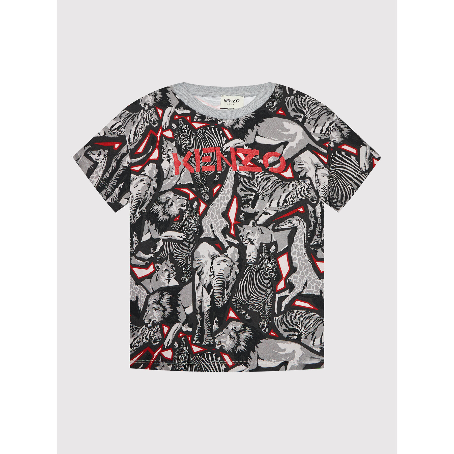 Kenzo Kids T-Shirt K25185 Šedá Regular Fit - Pepit.cz