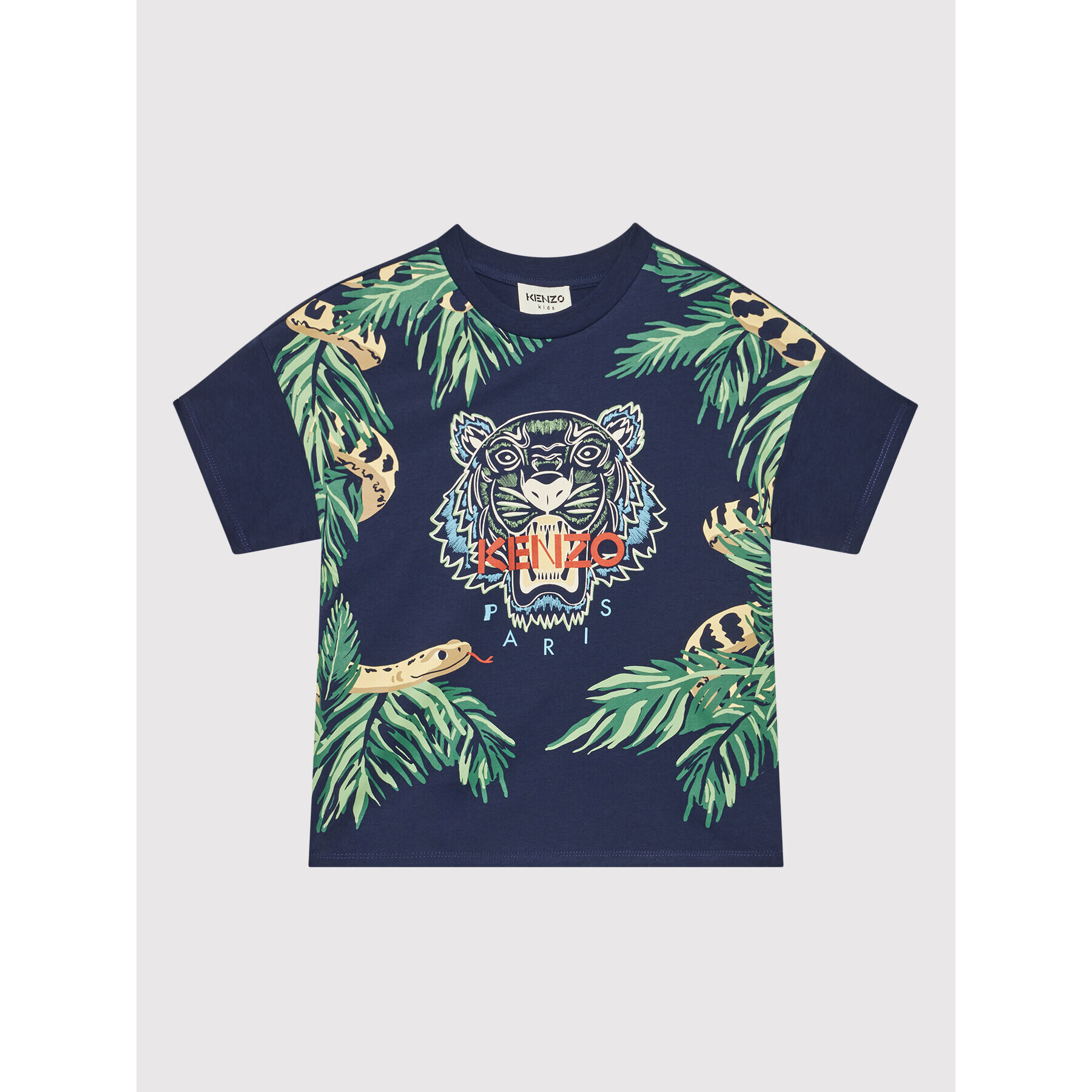 Kenzo Kids T-Shirt K25642 M Tmavomodrá Regular Fit - Pepit.cz