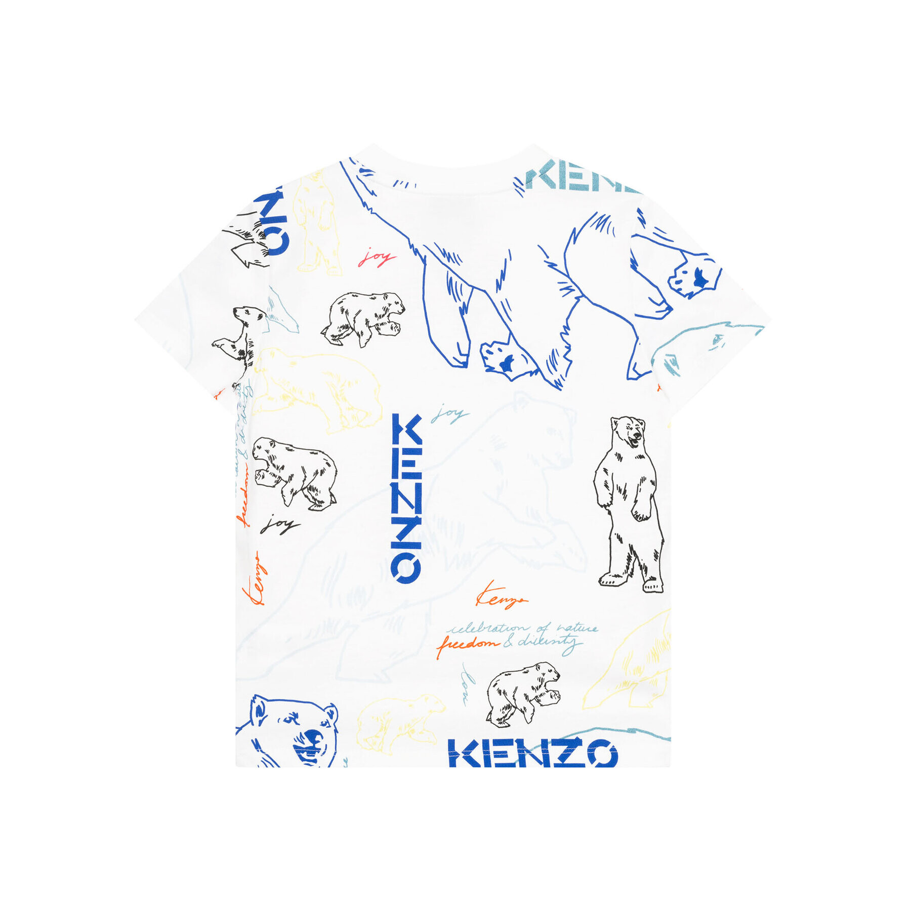 Kenzo Kids T-Shirt K25660 D Bílá Regular Fit - Pepit.cz