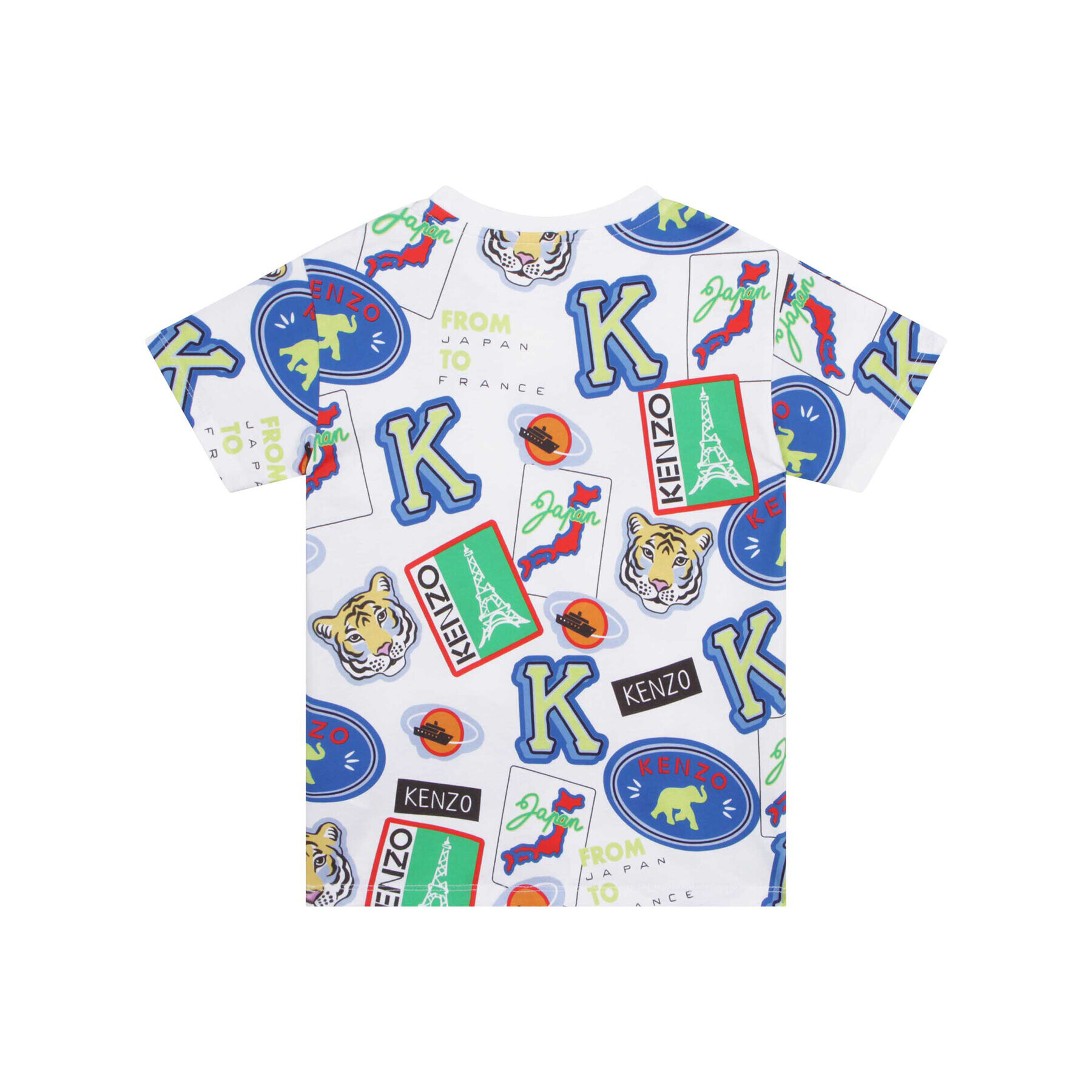 Kenzo Kids T-Shirt K25784 M Bílá Regular Fit - Pepit.cz